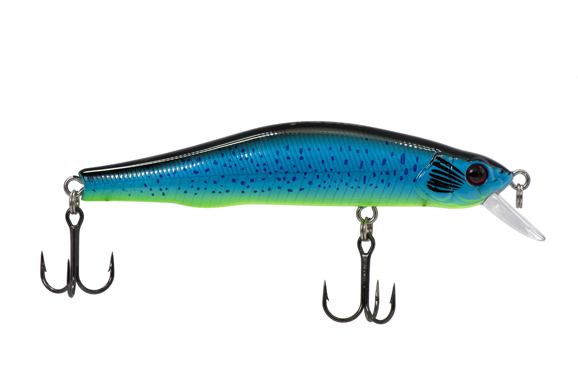 Воблер KYODA JARVIS MINNOW-90SR, длина 9,0 см, вес 10.5 гр, цвет P280, заглубление 0,5-1,0м.