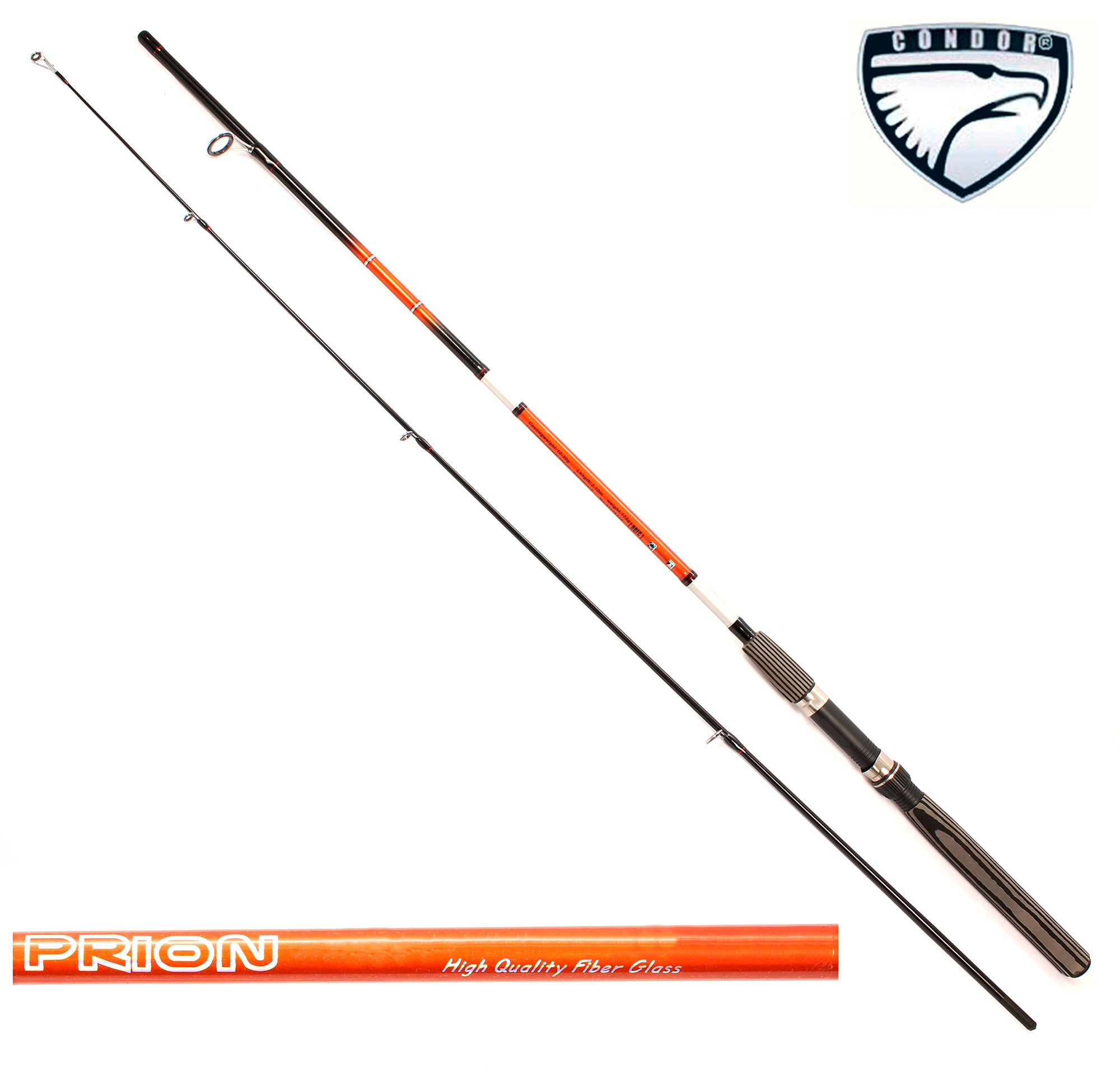 Спиннинг Condor Prion длина 1,80 м, тест 5-25 гр, стеклопластик, штекер