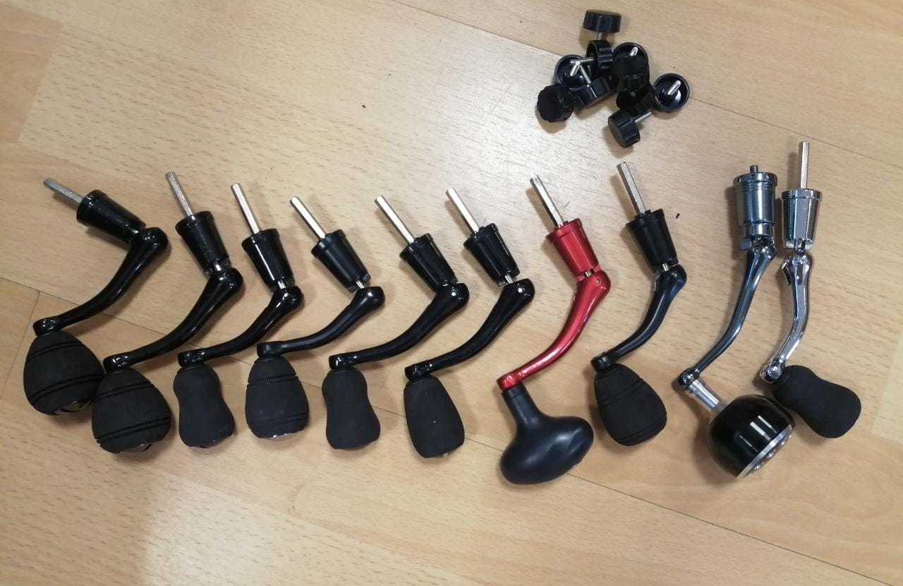 Ручка для катушки (Condor. Kyoda), металл, на кнопке, в ассорт., 10 шт.