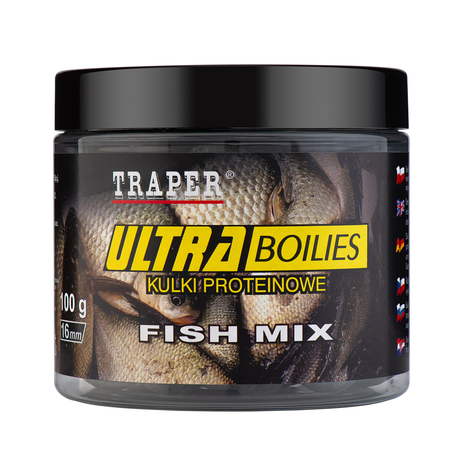 Бойлы TRAPER ULTRA 16 мм, 100 гр, Fish Mix