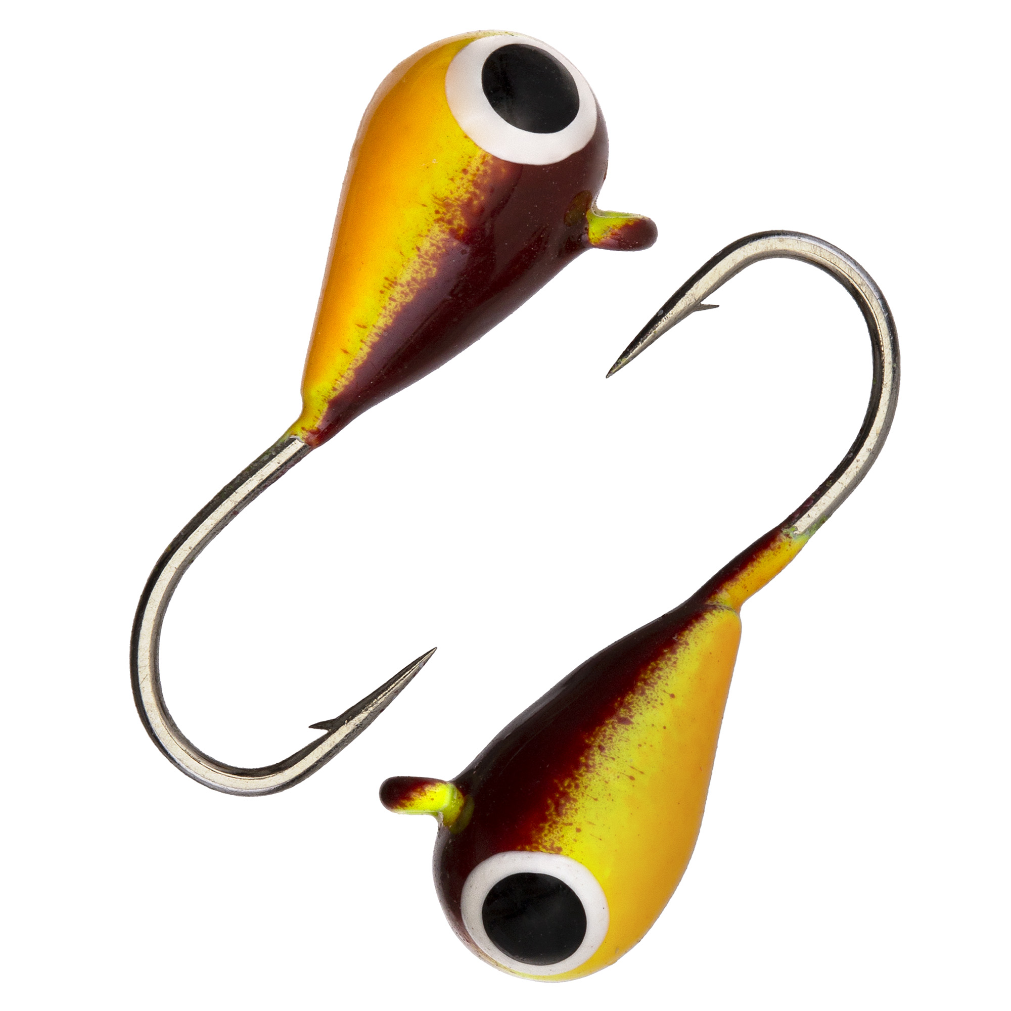 Капля с ушком d 3,0 мм, вес 0,5 гр, окраска малек, коричневый-желтый /10 шт/