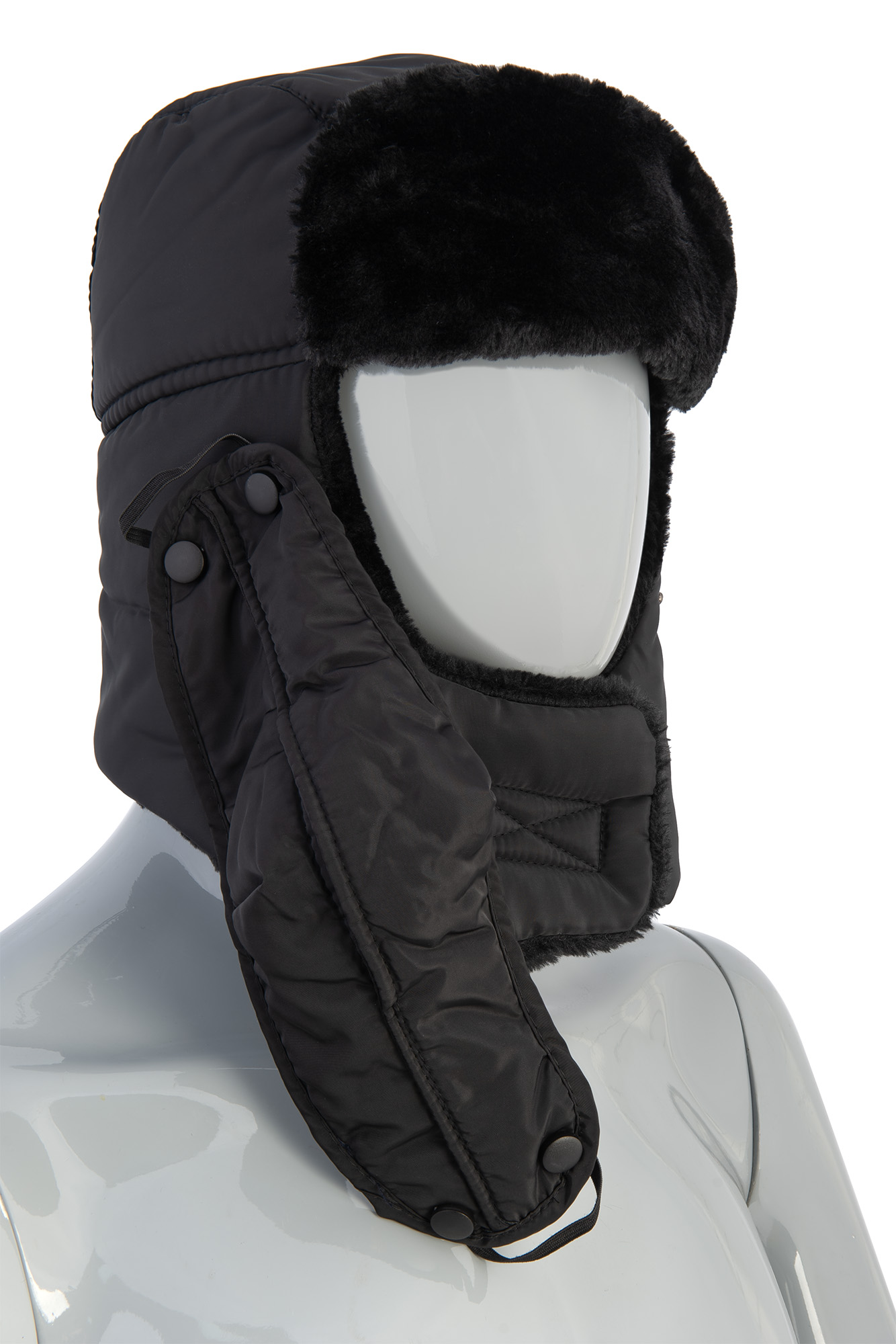 Шапка зимняя с маской и воротником, цвет в ассортименте Шапка зимняя с маской и воротником, цвет в ассортименте