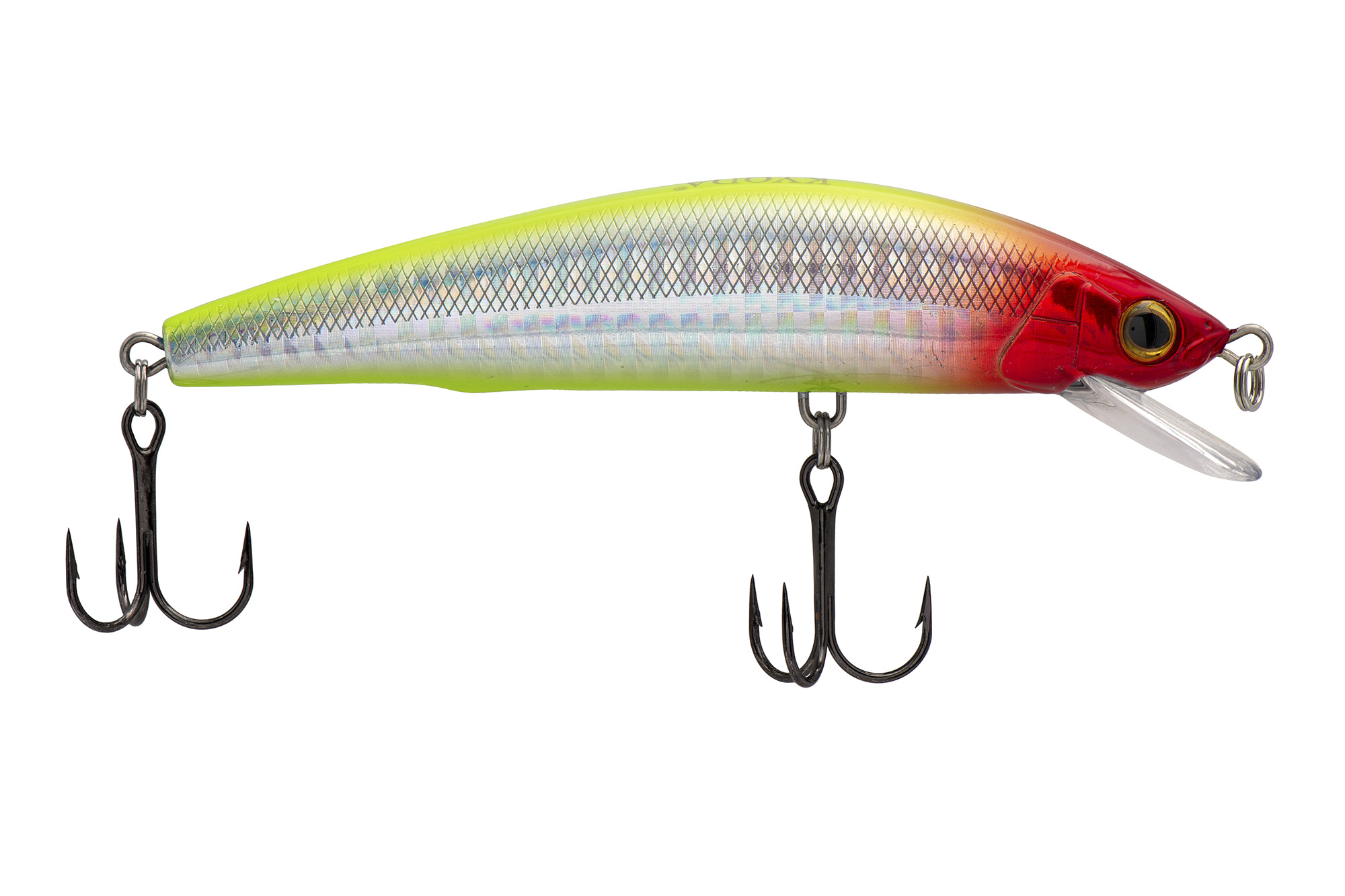 Воблер KYODA Miracle Minnow-105F, длина 10,5 см, вес 18,5 гр, цвет P19, заглубление 0,6-1,2 м.