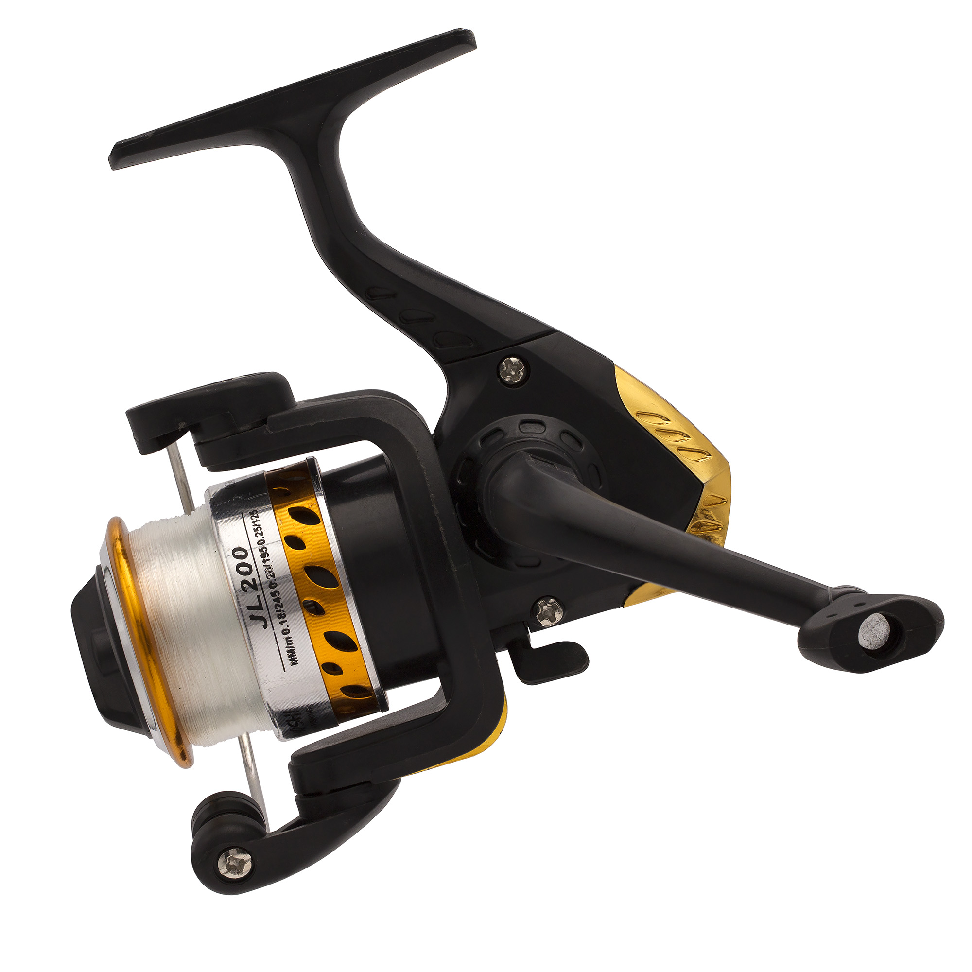 Катушка QUNHAI "JL200A", 3 подшипника, передний фрикцион