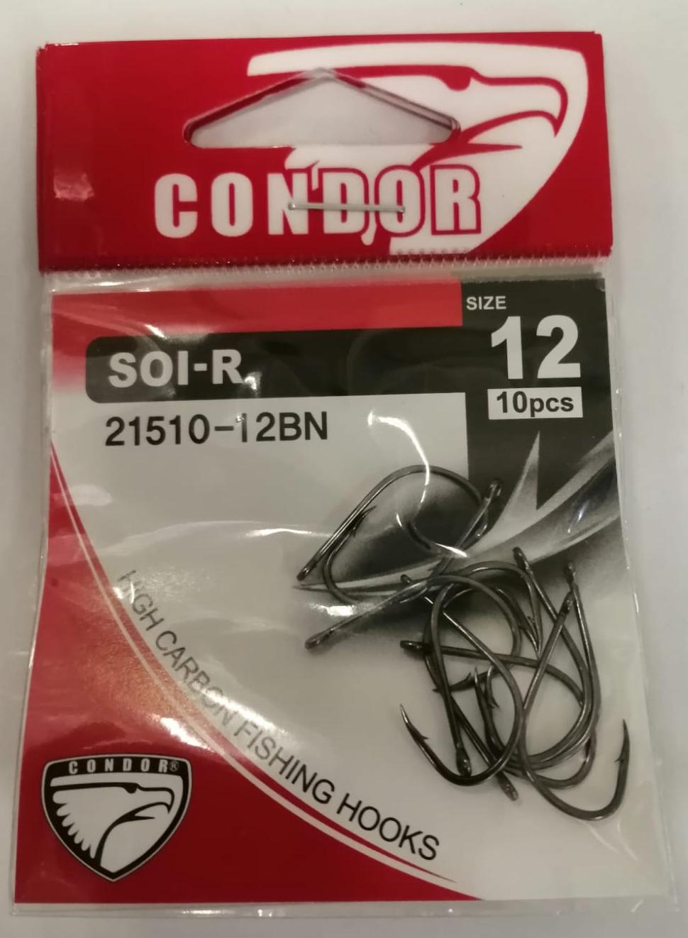 Крючок Condor Soi-Ring №12 (рос.разм.) BN (50 шт./упак) Корея