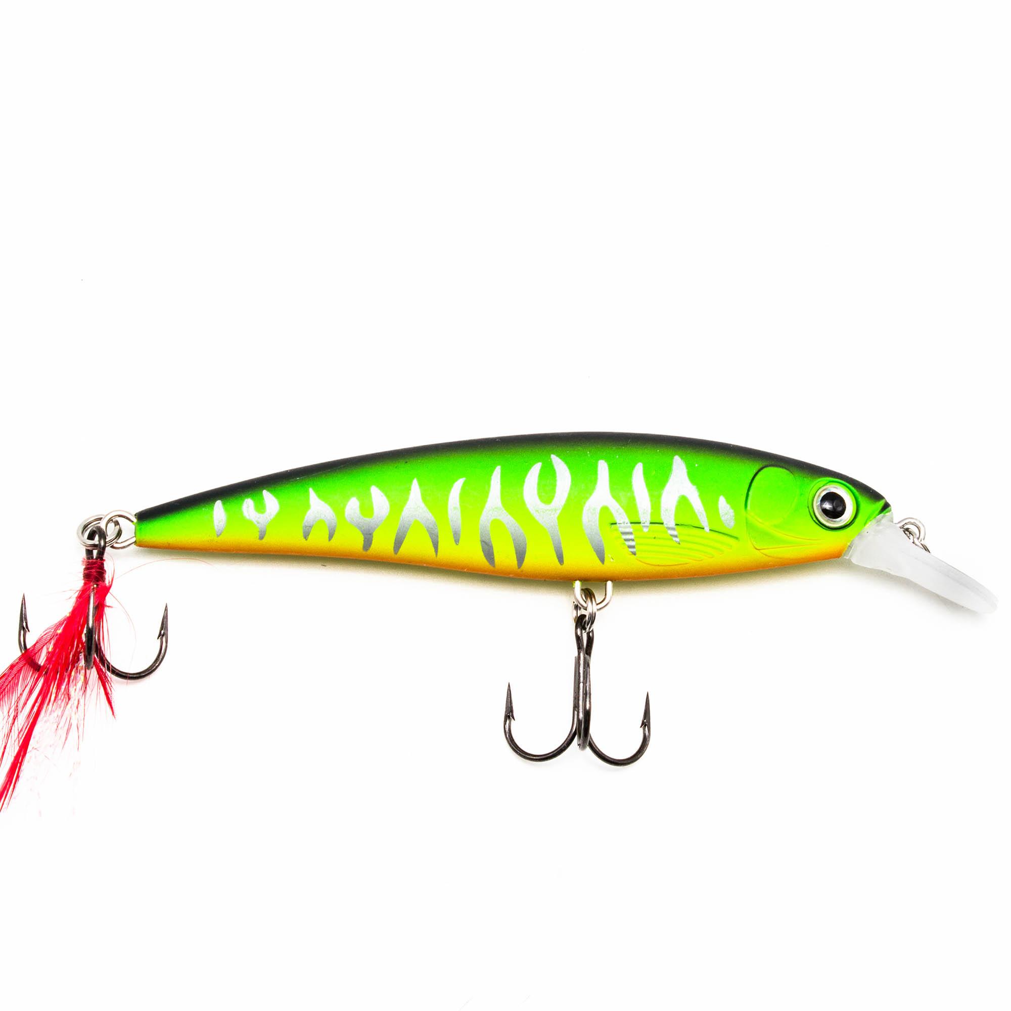Воблер KYODA Luck Minnow-100SU, длина 10 см, вес 15 гр, цвет P296, заглубление 1,0-1,2 м.