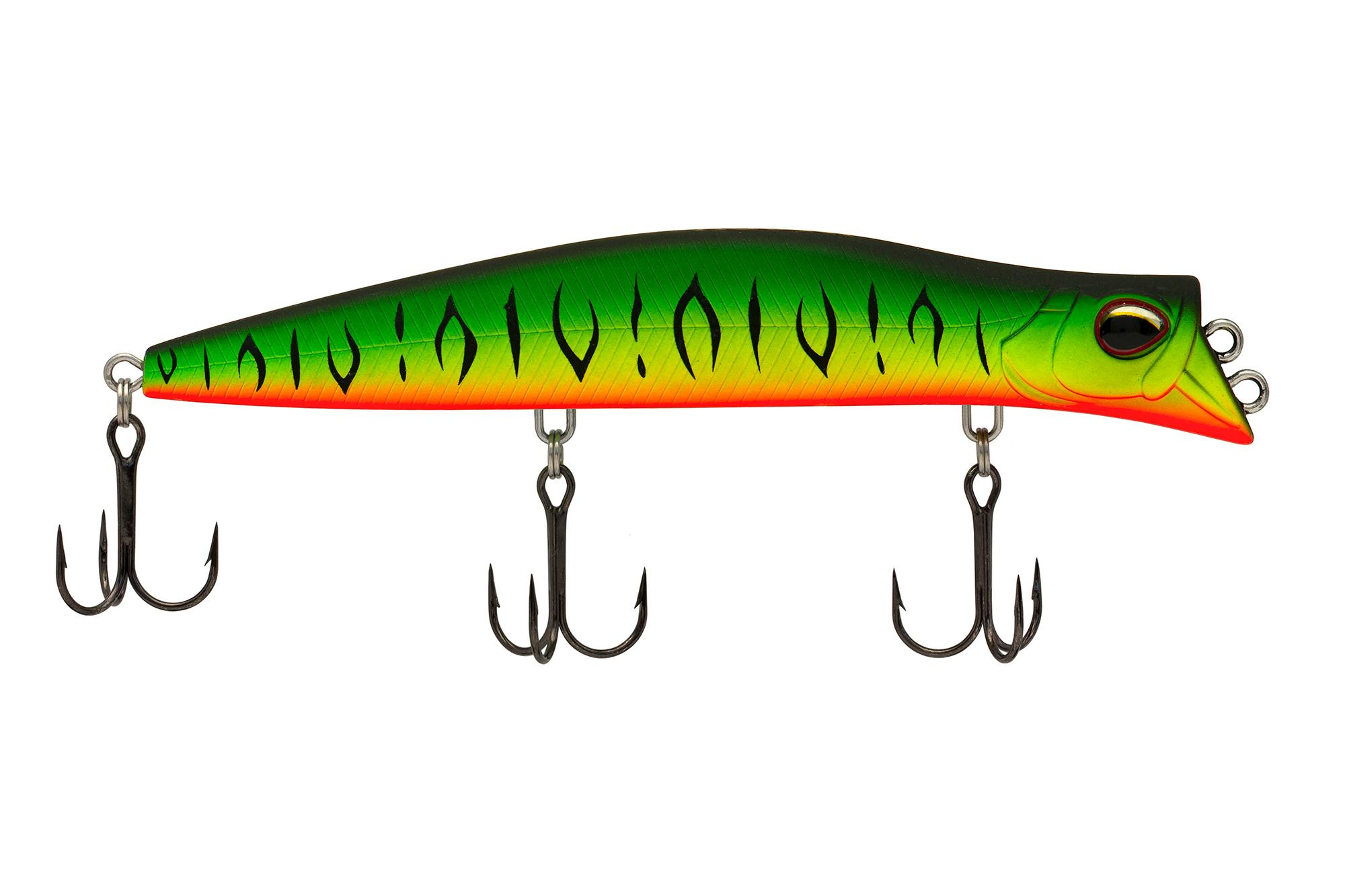 Воблер KYODA POCKY MINNOW-130F, длина 130 мм, вес 17,5  гр, цвет P1155 заглубление 0,1 - 0,2 м.