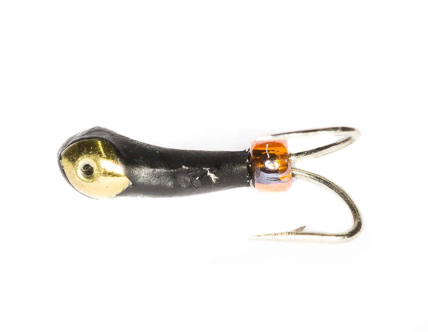 Коза-уралка, перевертыш, с коронкой, 1,5 мм, золото (15 шт)