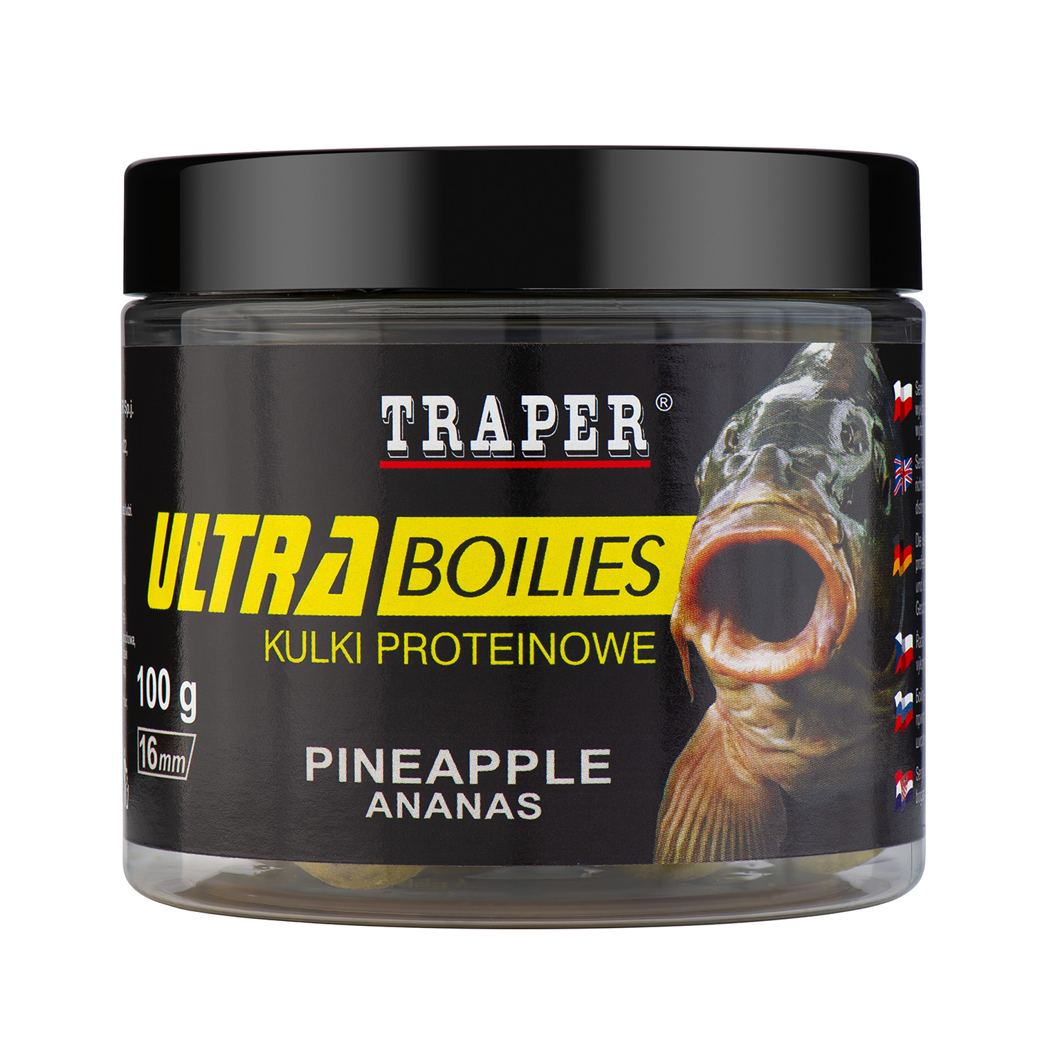 Бойлы TRAPER ULTRA 16 мм, 100 гр, Ананас