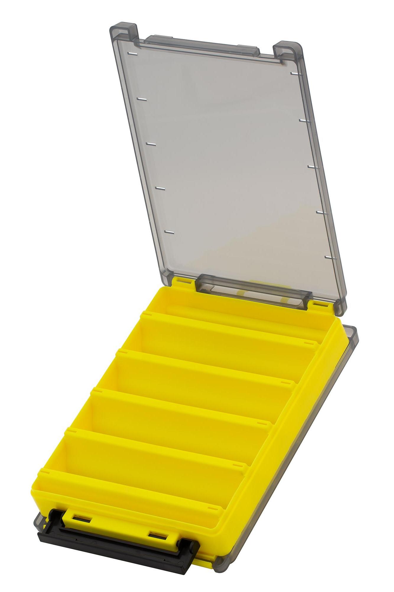 Коробка пластиковая двусторонняя  для воблеров малая, 10 ячеек (205 х 145 х 40 мм)