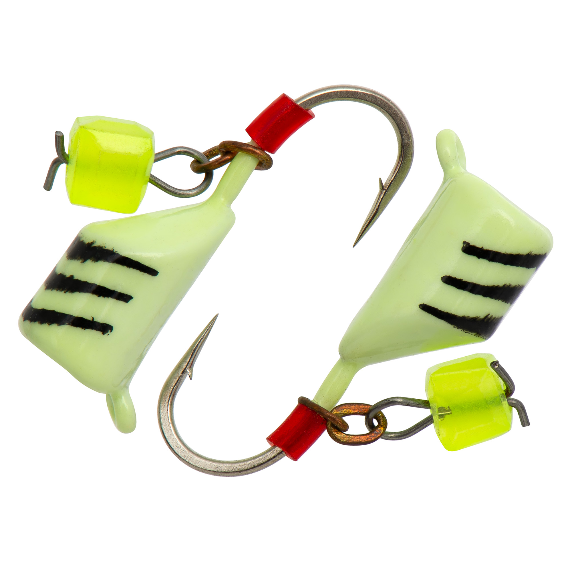 Безмотылка Столбик с сыр.куб. d 2,0 мм, вес 0,29 гр, фосфор с полосками/10 шт/