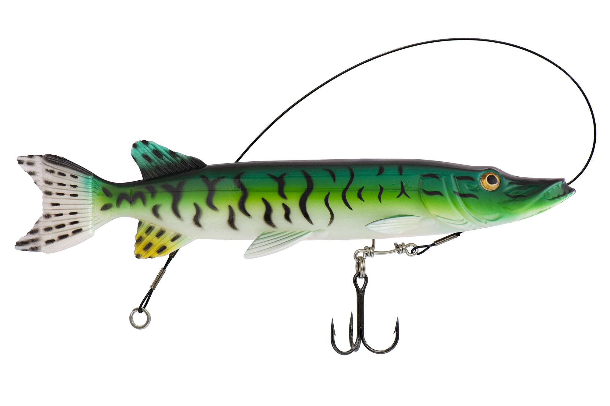 Виброхвост оснащенный KYODA LIVE PIKE, размер 190 мм, вес 60 гр, цвет 053 1 шт