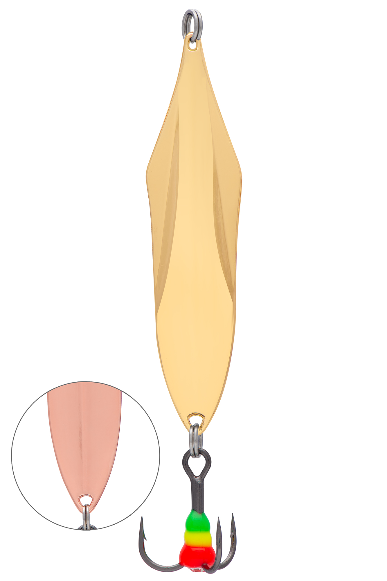 Блесна зимняя FLAT SQUID, вес 11,0 гр. длина 65 мм,  цвет 005