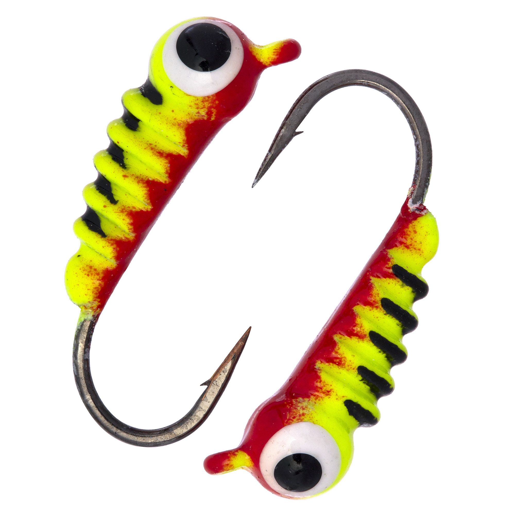 Куколка размер XL, вес 1,0 гр, окраска лимонная с полосками +красная /10 шт/