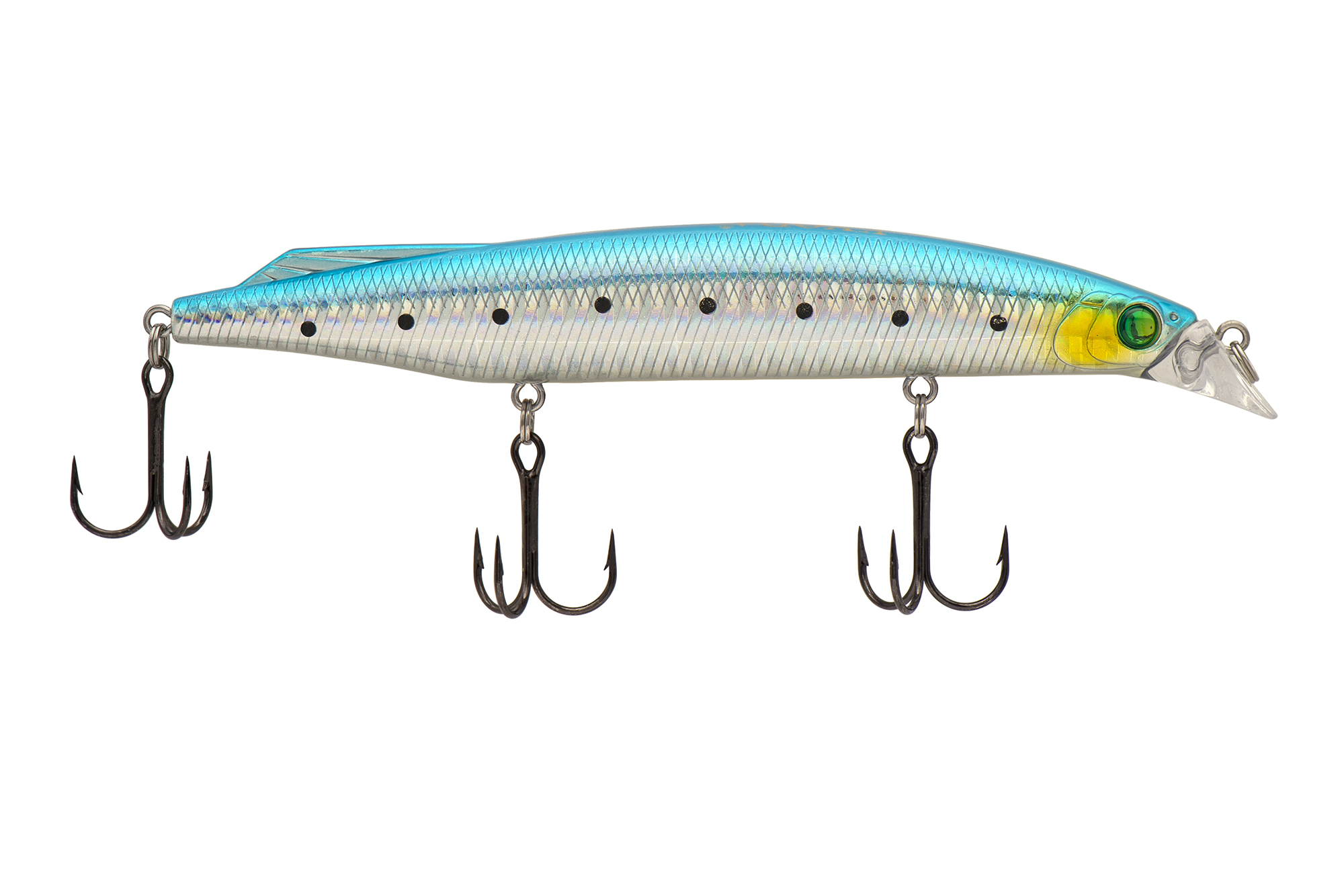 Воблер KYODA Sibas Minnow-125F, длина 12,5 см, вес 22 гр, цвет P329, заглубление 0,6-0,8 м.