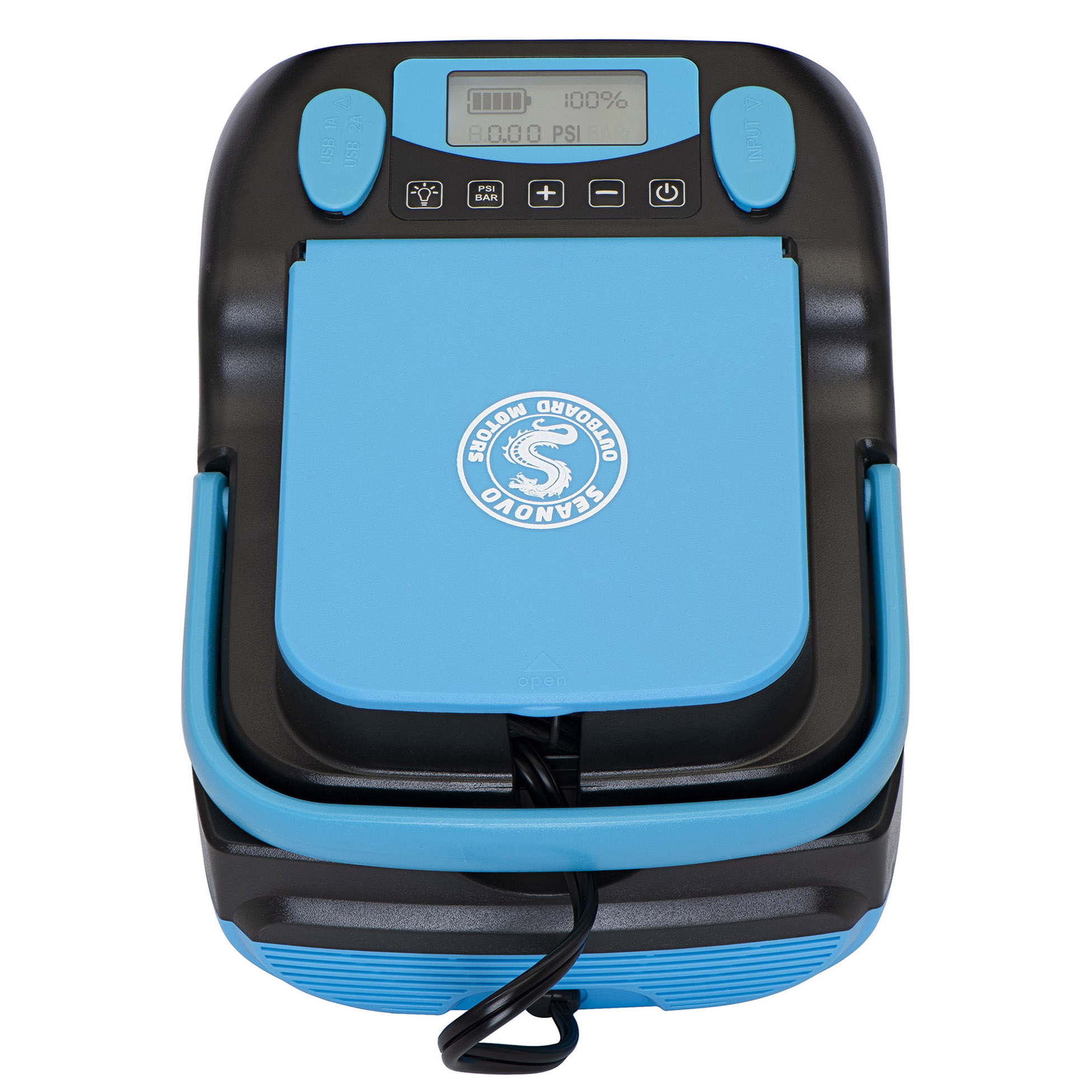 Насос аккумуляторный двухступенчатый HT-999 Seanovo для лодок ПВХ (0,34-1,38 атм) Насос аккумуляторный двухступенчатый HT-999 Seanovo для лодок ПВХ (0,34-1,38 атм)