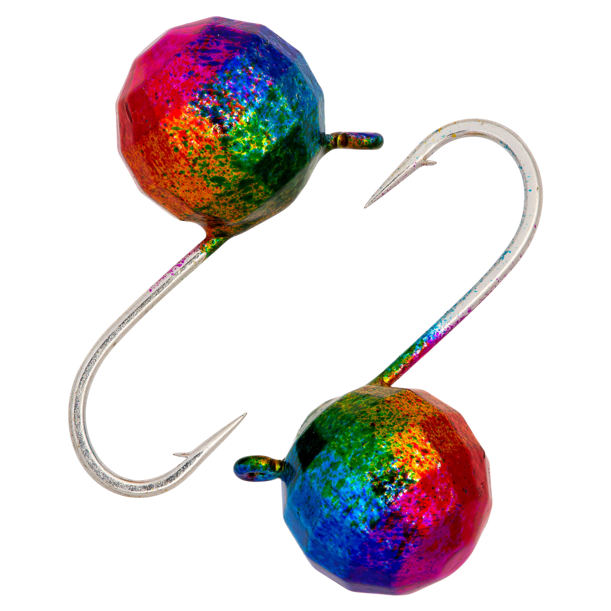 Шар фигурный с ушком d 4,0 мм, вес 0,58 гр, радужный /10 шт/