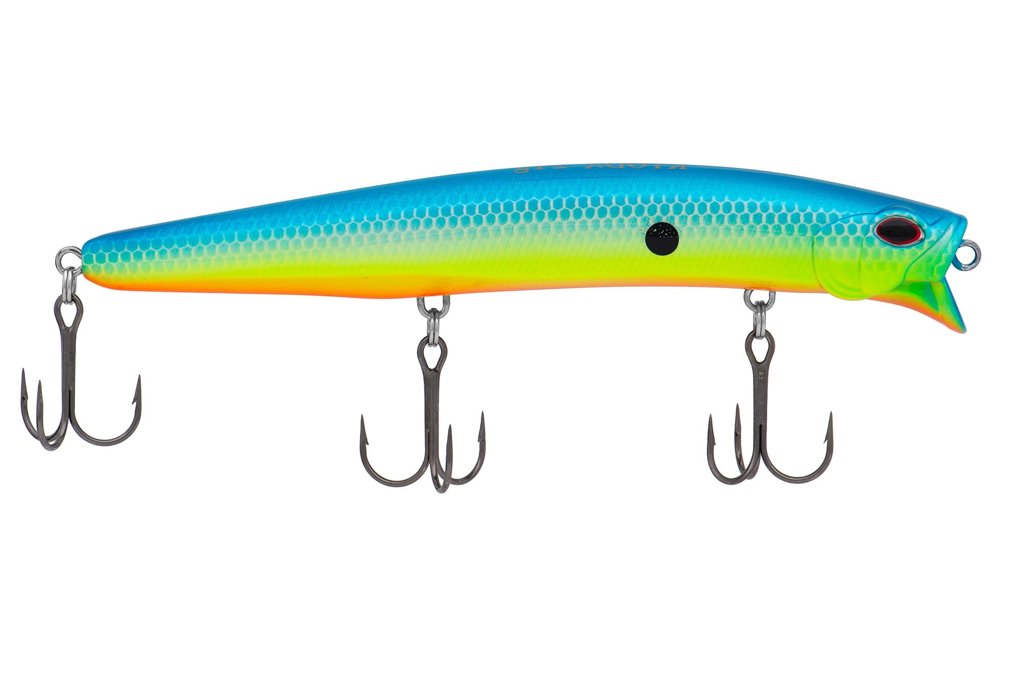 Воблер KYODA MEGA MINNOW-125F, длина 125 мм, вес 21,0  гр, цвет P1858, заглубление 0 - 0,8 м.