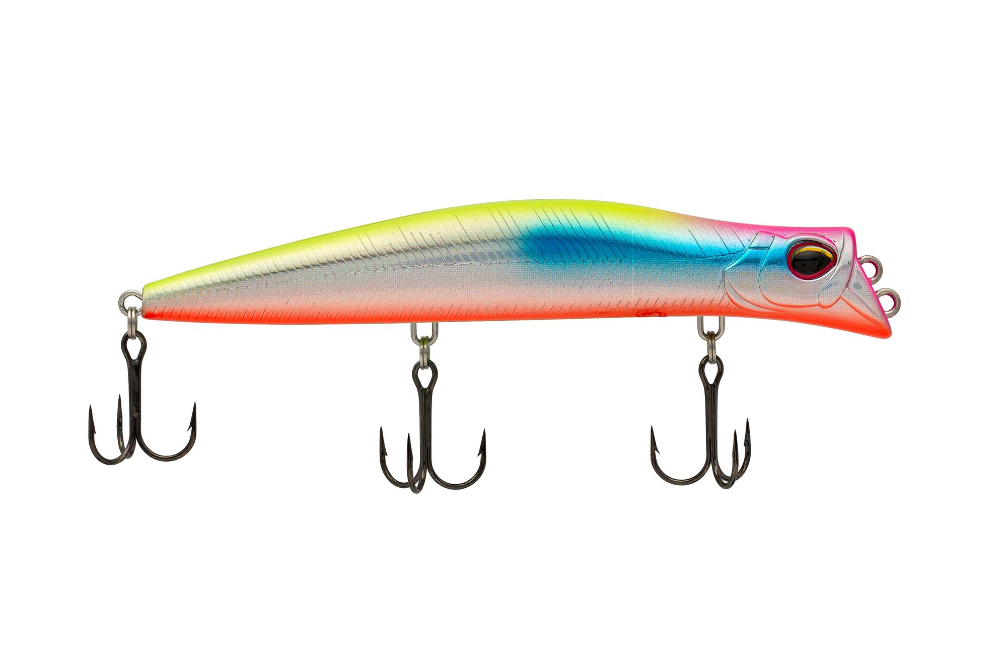 Воблер KYODA POCKY MINNOW-130F, длина 130 мм, вес 17,5  гр, цвет P1050 заглубление 0,1 - 0,2 м.