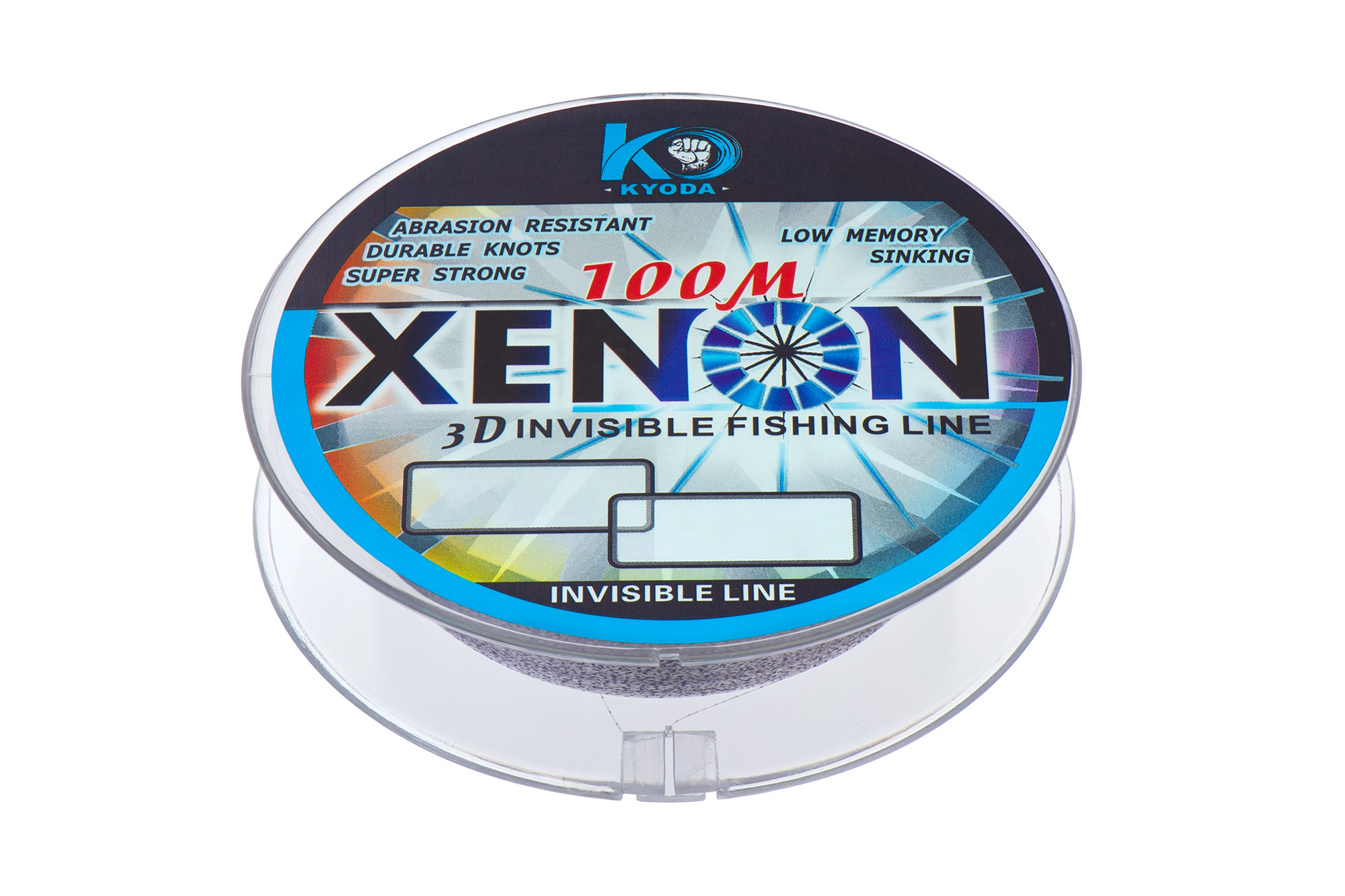 Леска KYODA XENON 3D, d - 0,203 мм, длина 100 м, разрывная нагрузка 4,20 кг (10 шт/упак)