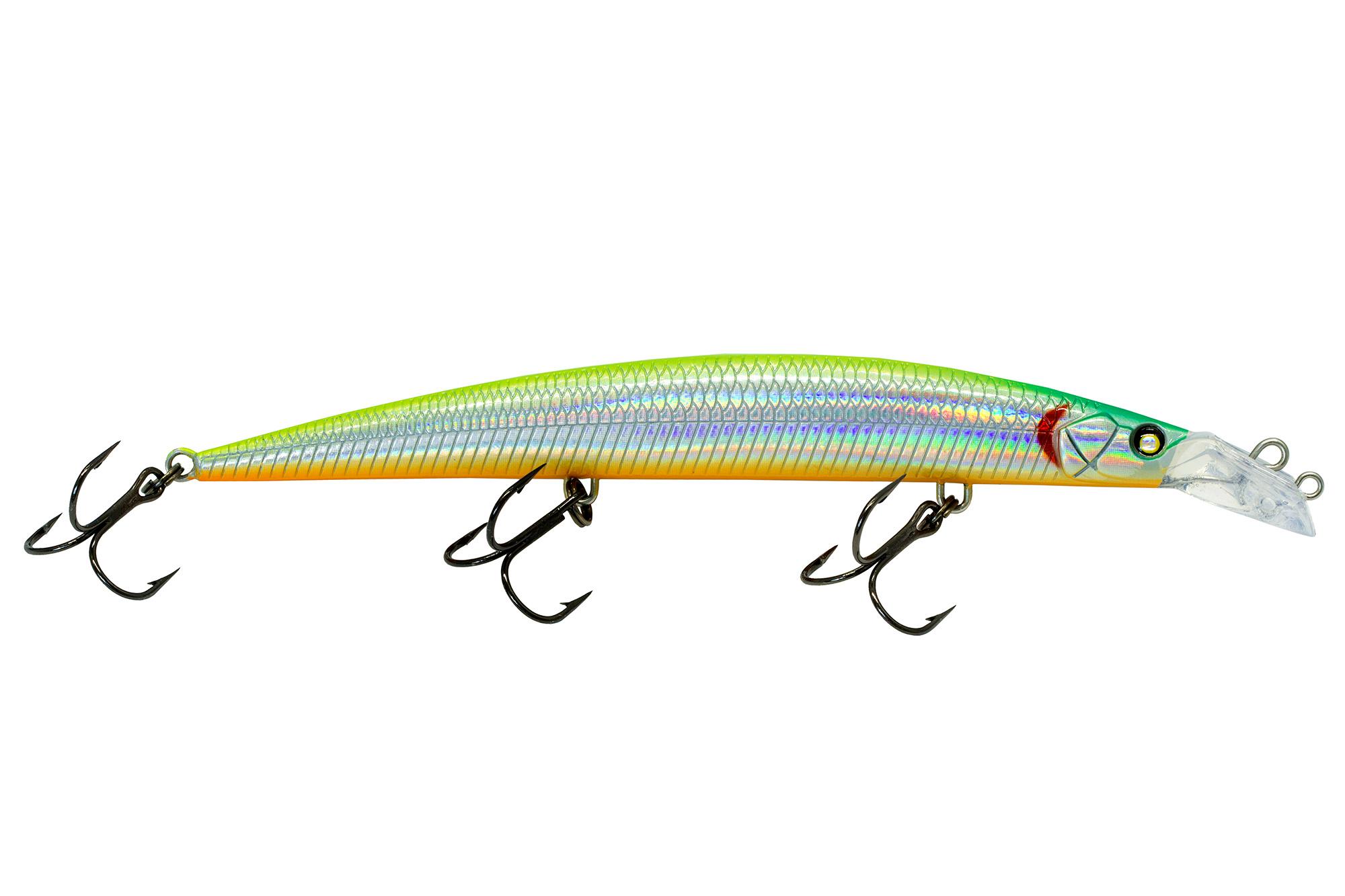Salaka, плавающий, с двумя зацепами, размер 125 мм, вес 15,0 гр, заглубление 0,1м-0,7м, цвет H3