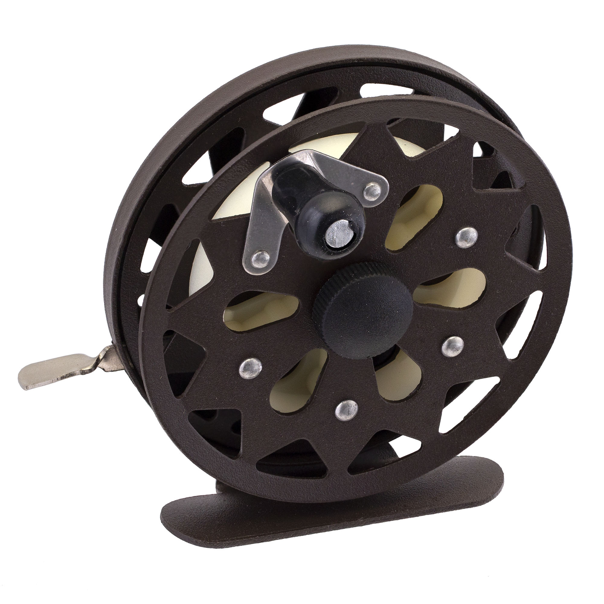 Катушка инерционная XINGSHENGYUJU "TL75A" металл с подшипником, Ø75mm