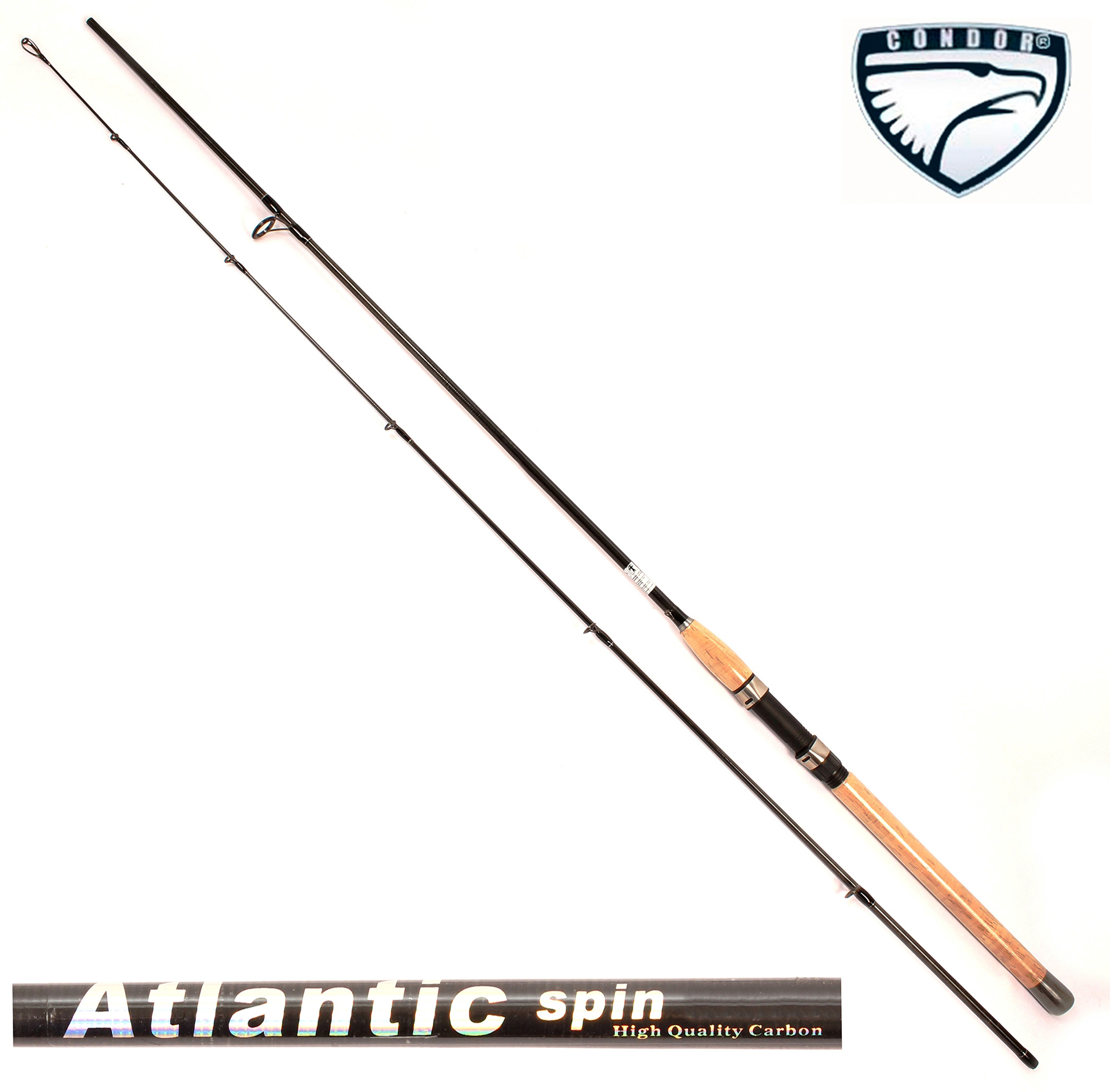 Спиннинг Condor Atlantic длина 2,70 м, тест 5-25 гр, carbon IM-7, штекер