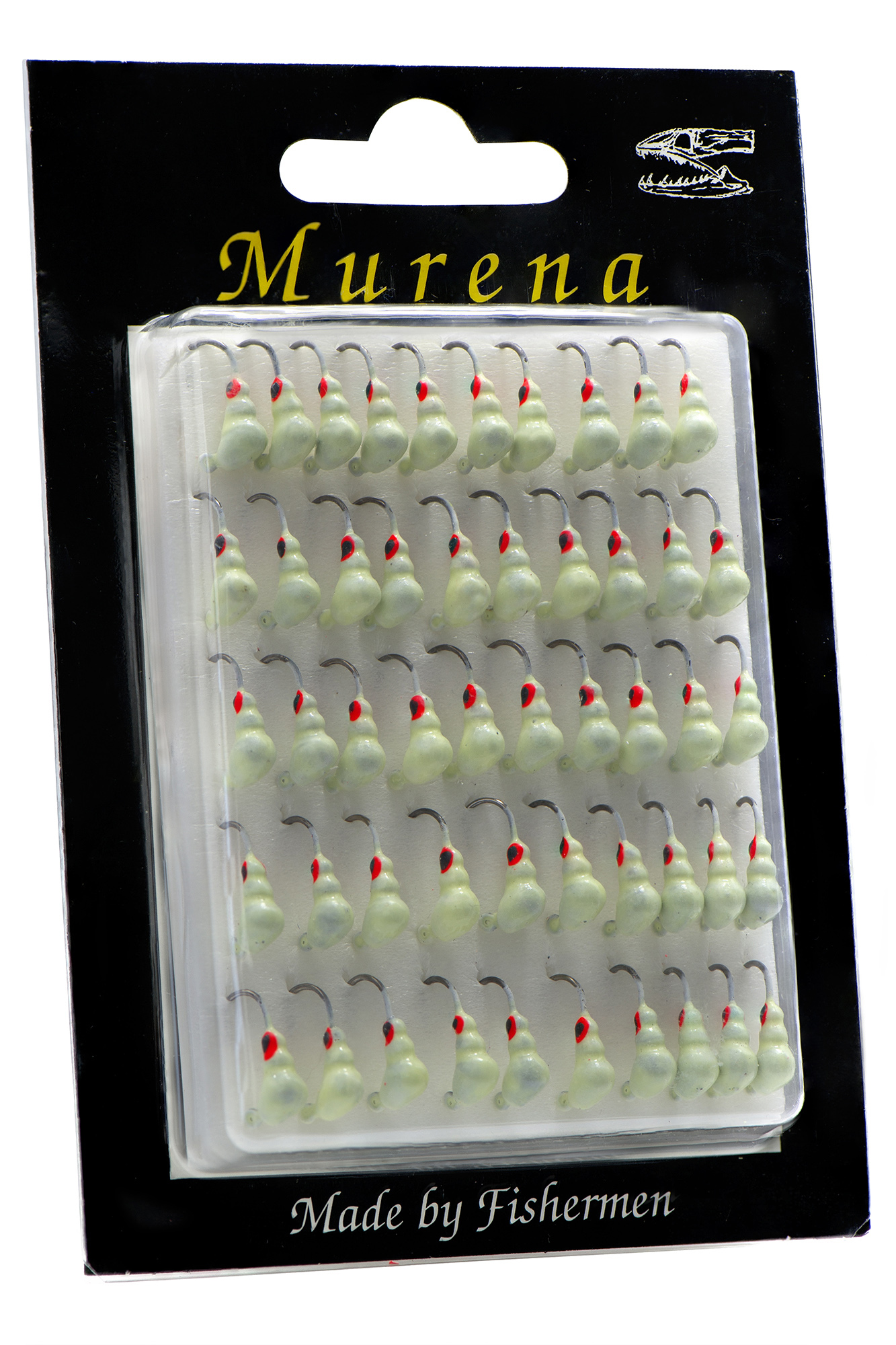 Мормышка особая  муравей с ушком диам.3 ФОСФ. набор (уп.50шт)