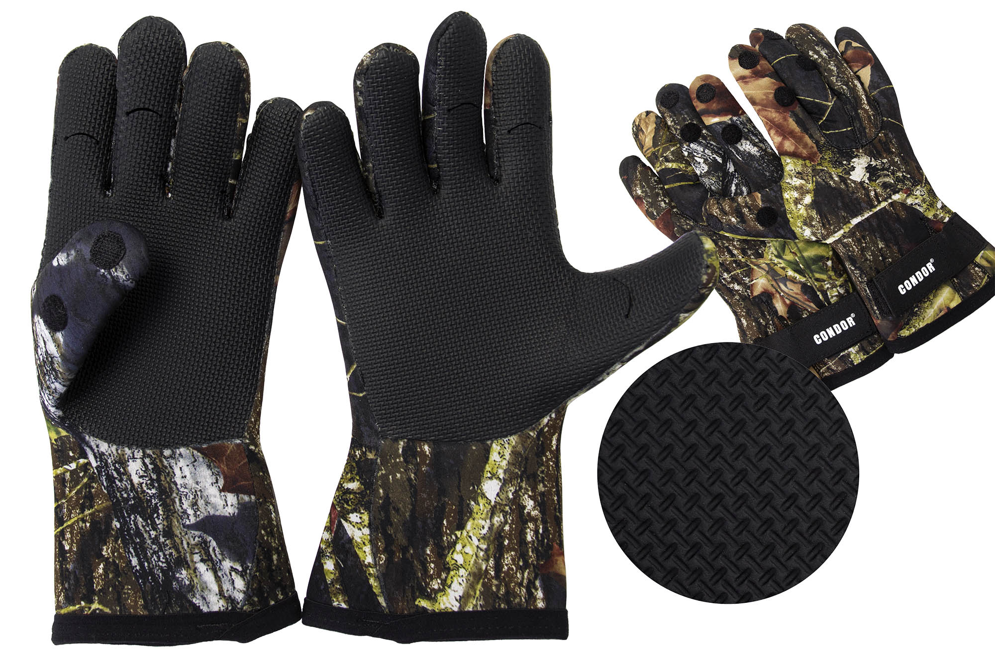 Перчатки неопреновые КМФ с откидными пальцами р-р: L - XXL Перчатки неопреновые КМФ с откидными пальцами р-р: L - XXL