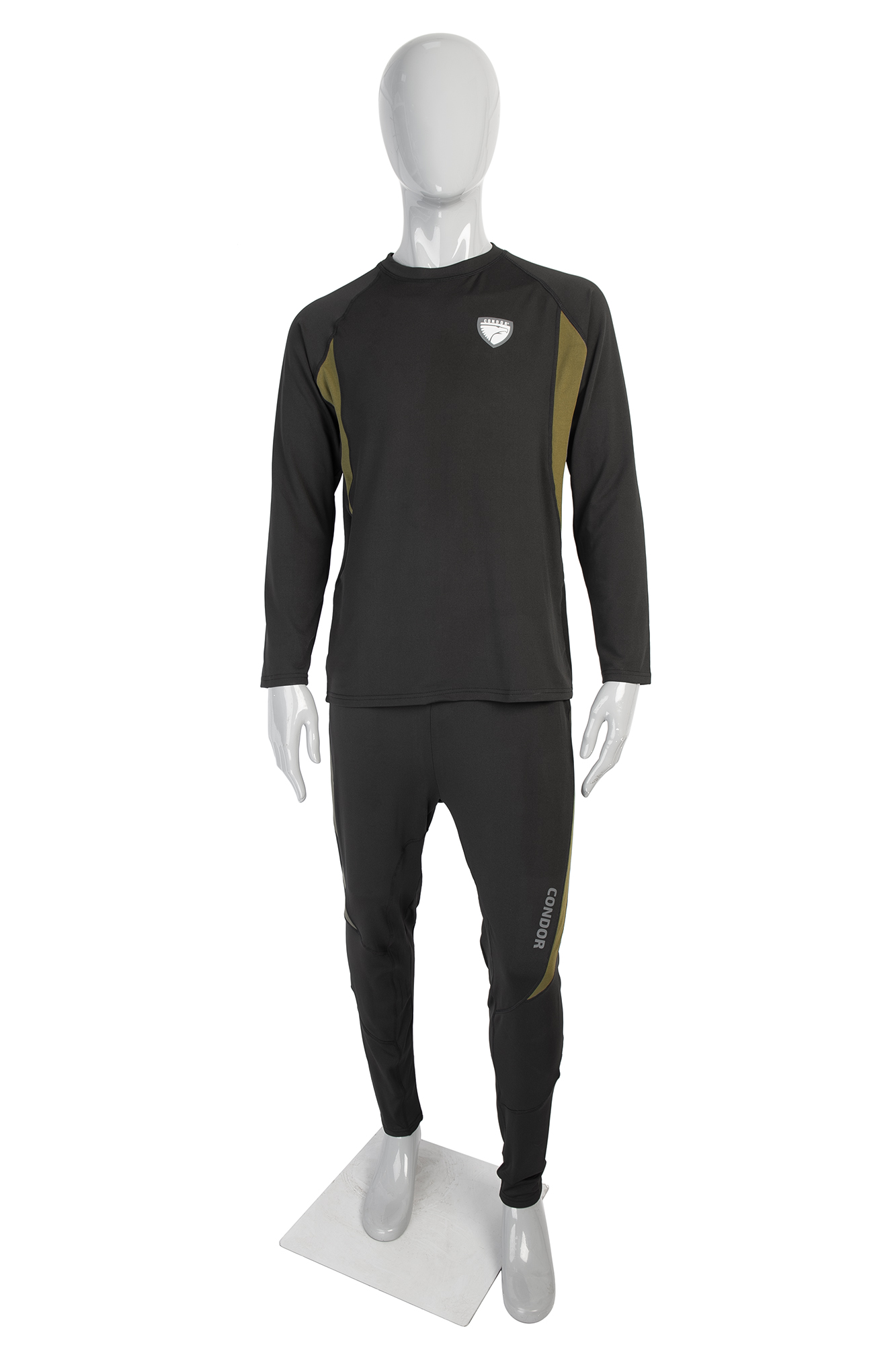 Термобелье "Condor", "THERMO24", нательное, комплект, полиэстр 92%, спандекс 8%, цвет черн., р-р XL