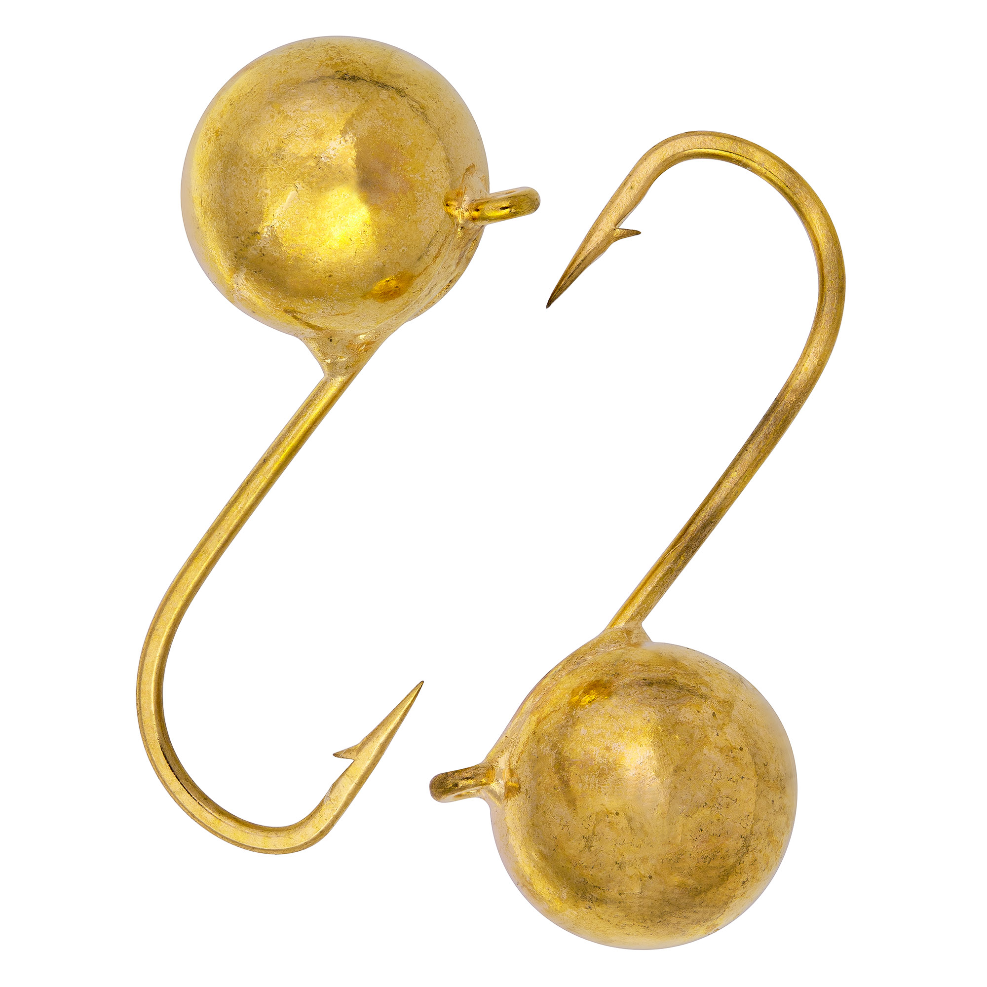 Дробинка с ушком d 3,0 мм, вес 0,3 гр, золото /10 шт/