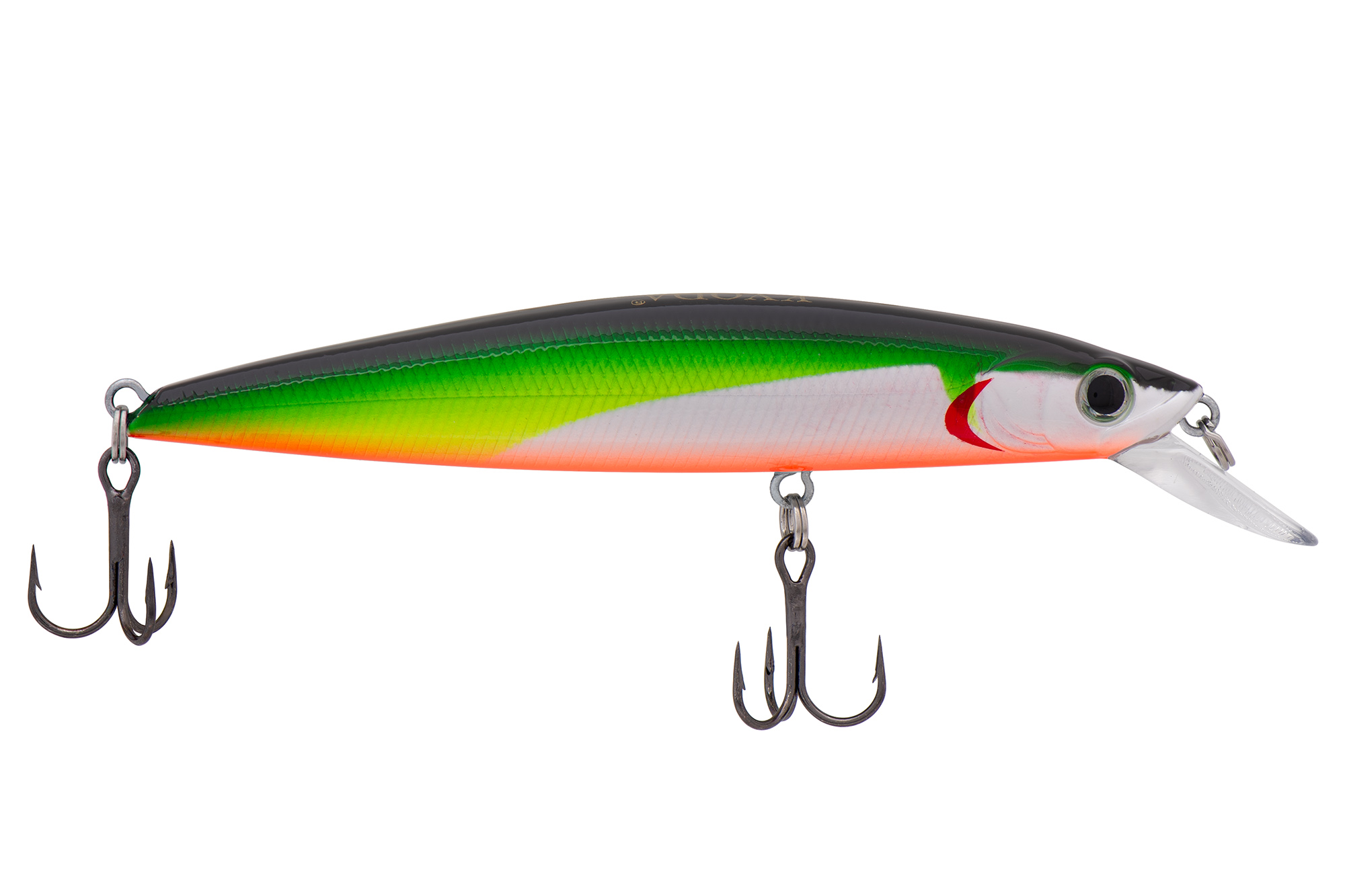 Воблер KYODA Destroyer Minnow-90F, длина 9,0 см, вес 8.0 гр, цвет P1243,  заглубление 0,8-1.2 м.