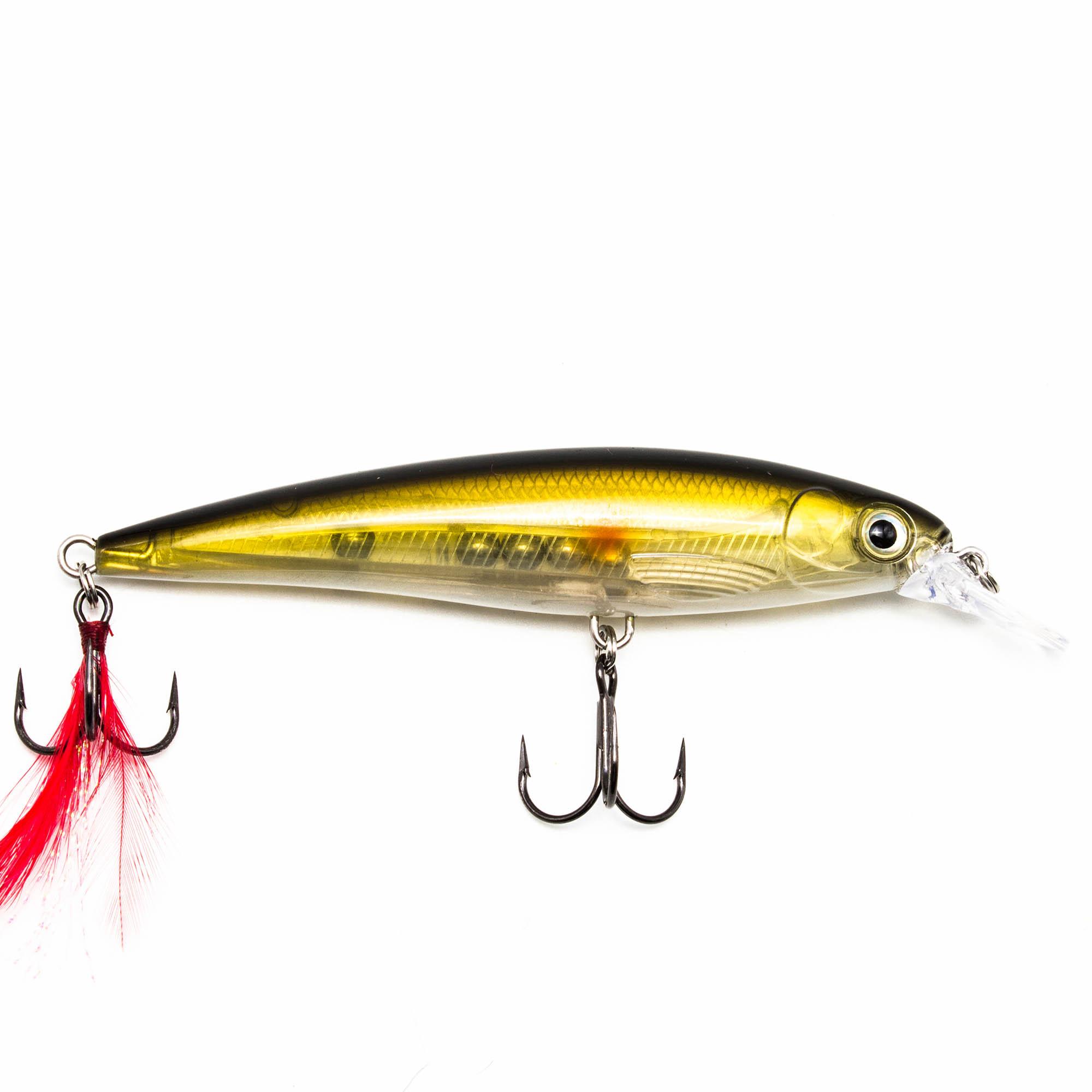 Воблер KYODA Luck Minnow-100SU, длина 10 см, вес 15 гр, цвет P371, заглубление 1,0-1,2 м.