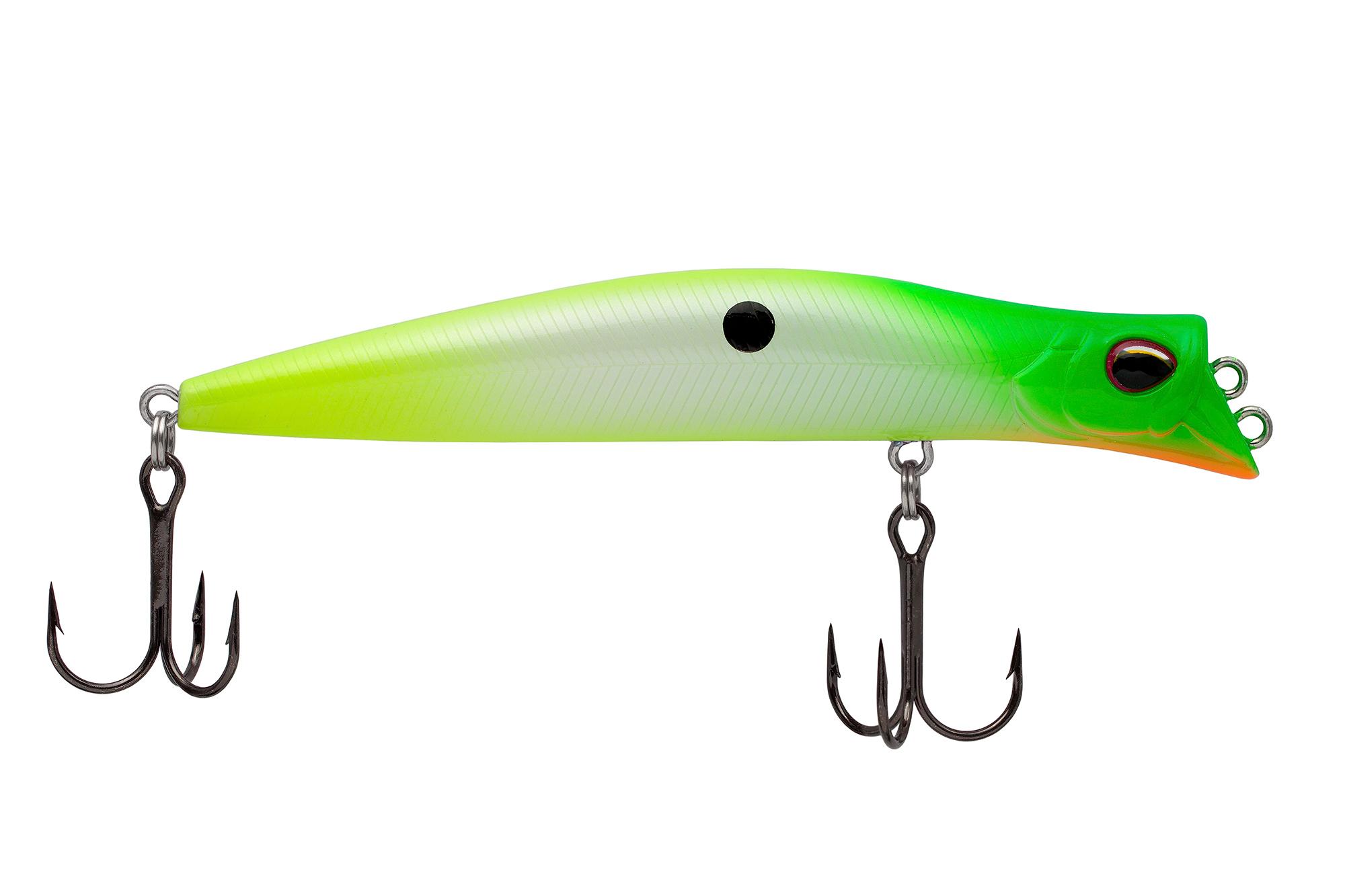 Воблер KYODA POCKY MINNOW-100F, длина 100 мм, вес 10,5  гр, цвет P1037 заглубление 0 - 0,2 м.