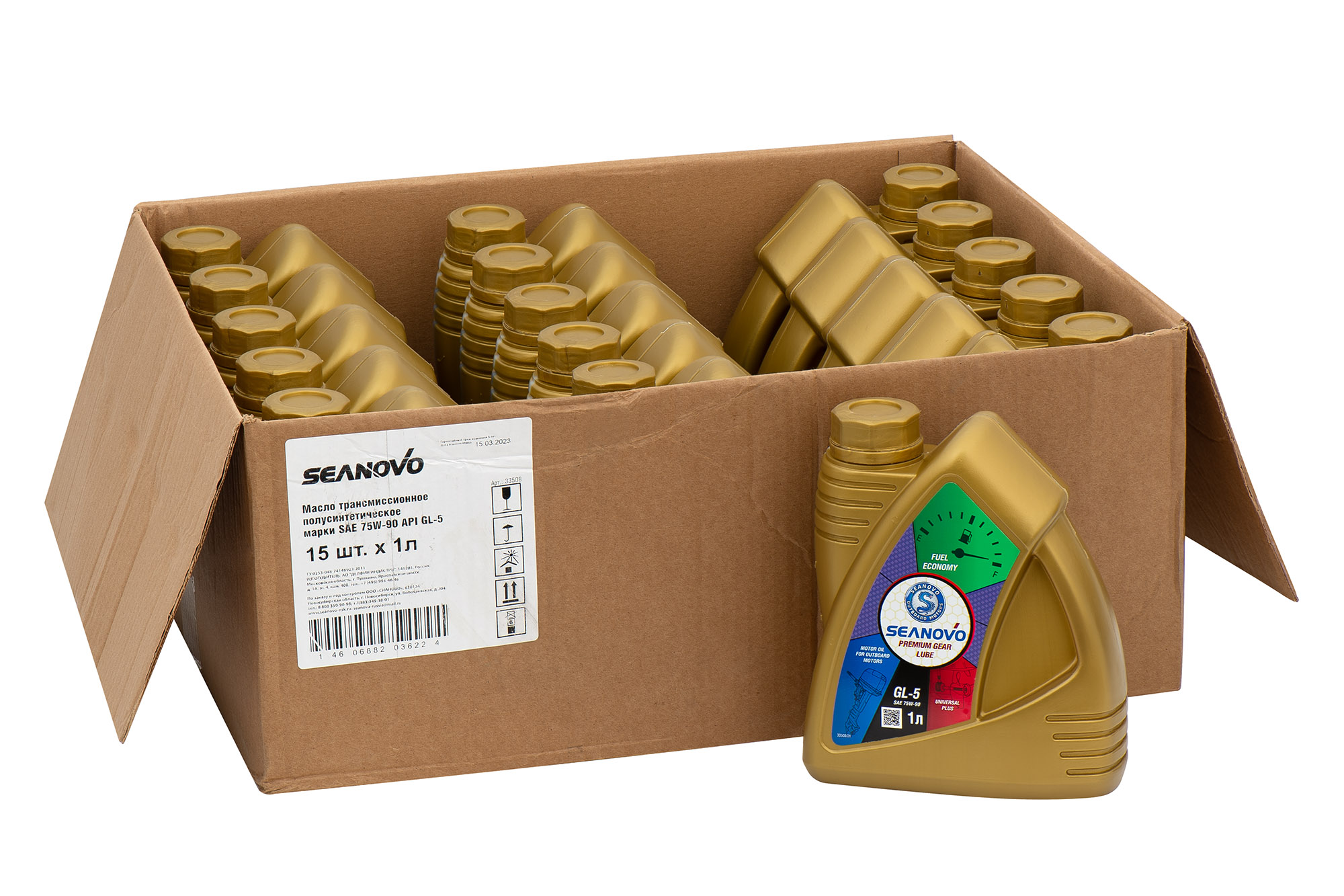 SEANOVO масло трасмиссионное п/с SAE 75W90 API GL-5 1 Л SEANOVO масло трасмиссионное п/с SAE 75W90 API GL-5 1 Л