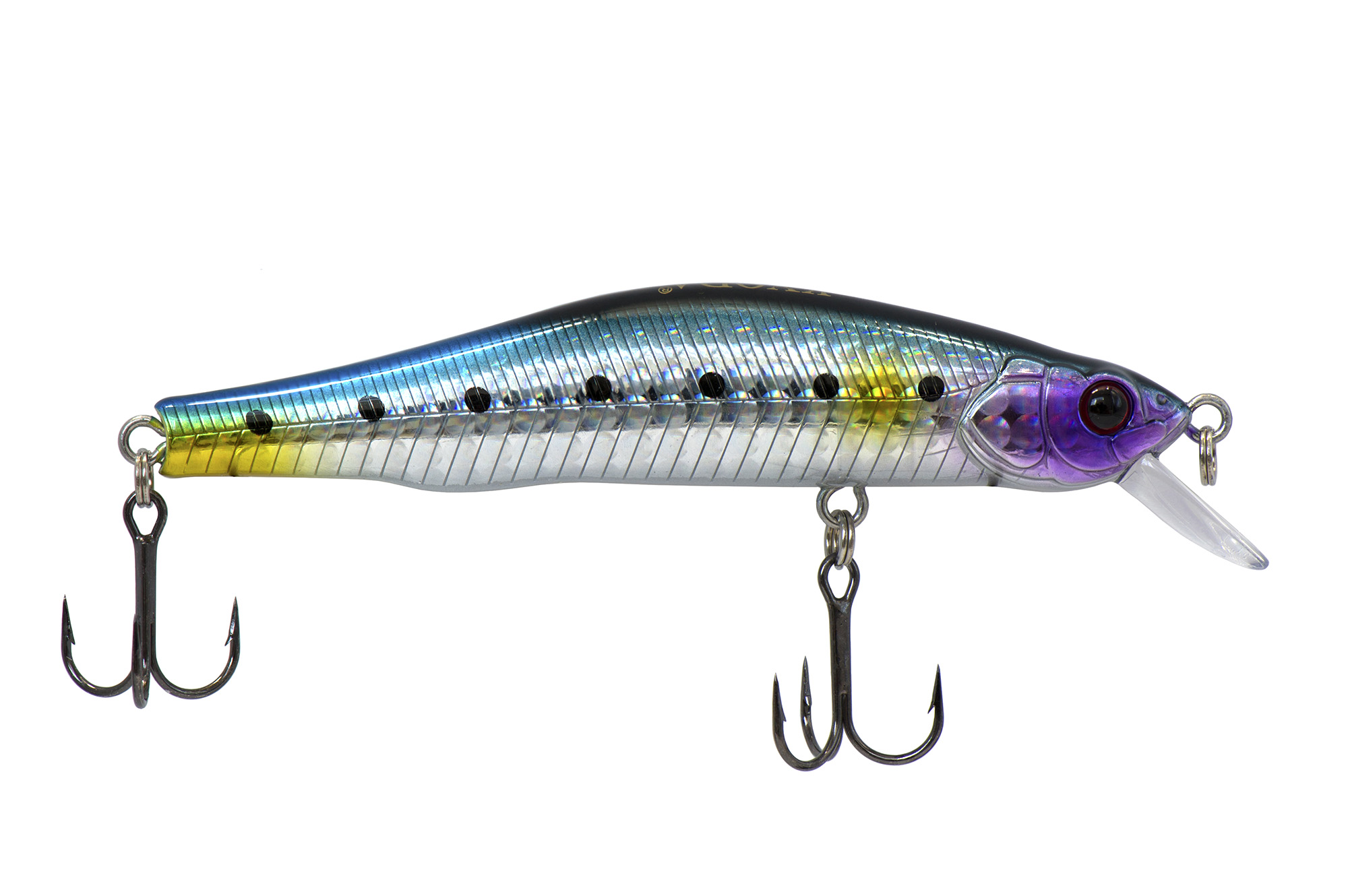 Воблер KYODA JARVIS MINNOW-90SR, длина 9,0 см, вес 10.5 гр, цвет P94-1, заглубление 0,5-1,0м.