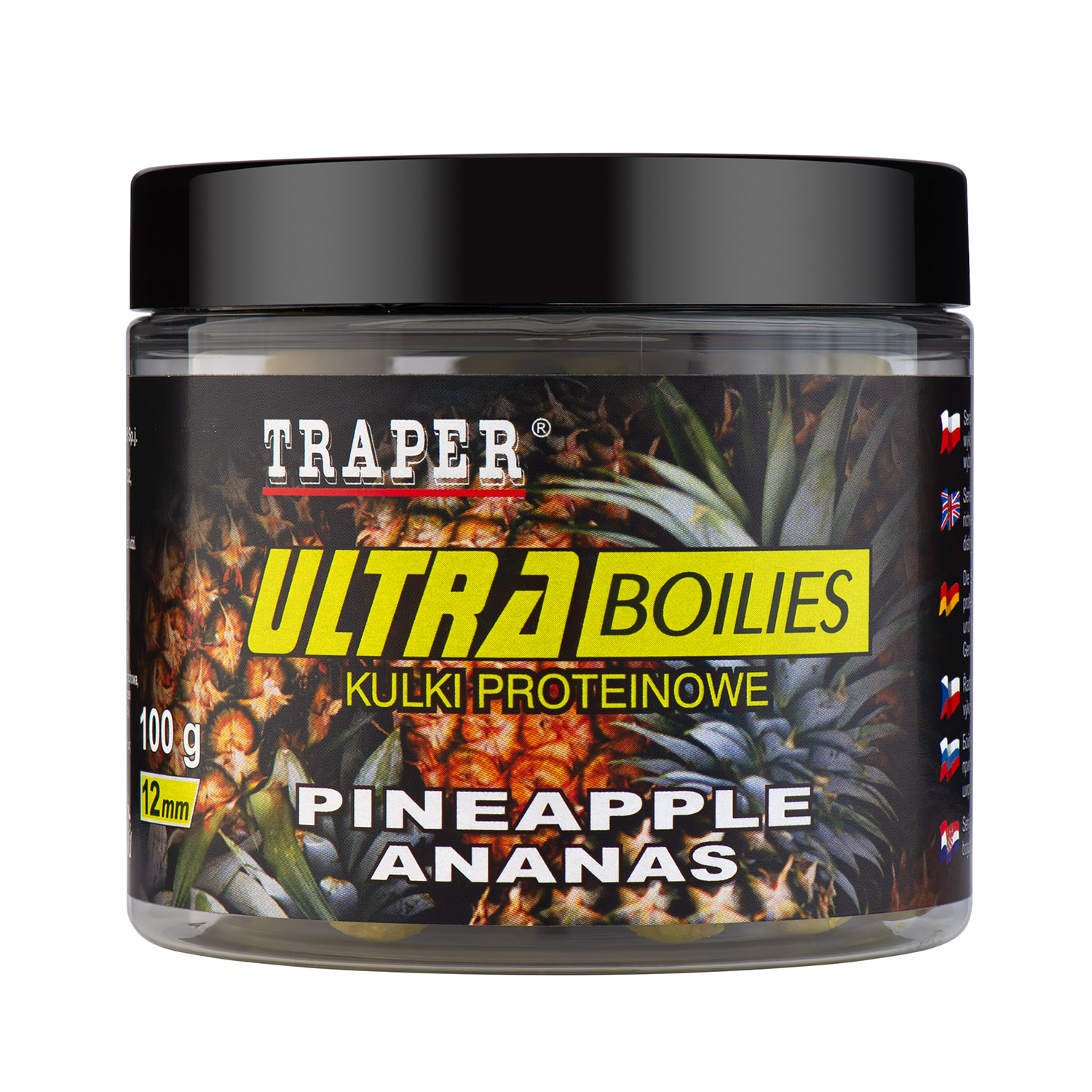 Бойлы TRAPER ULTRA 12 мм, 100 гр, Ананас