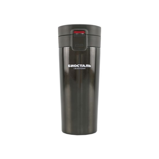 Термокружка NMT-400V  (BIOSTAL-CROSSTOWN), емкость 0,40л, цвет: воронёная