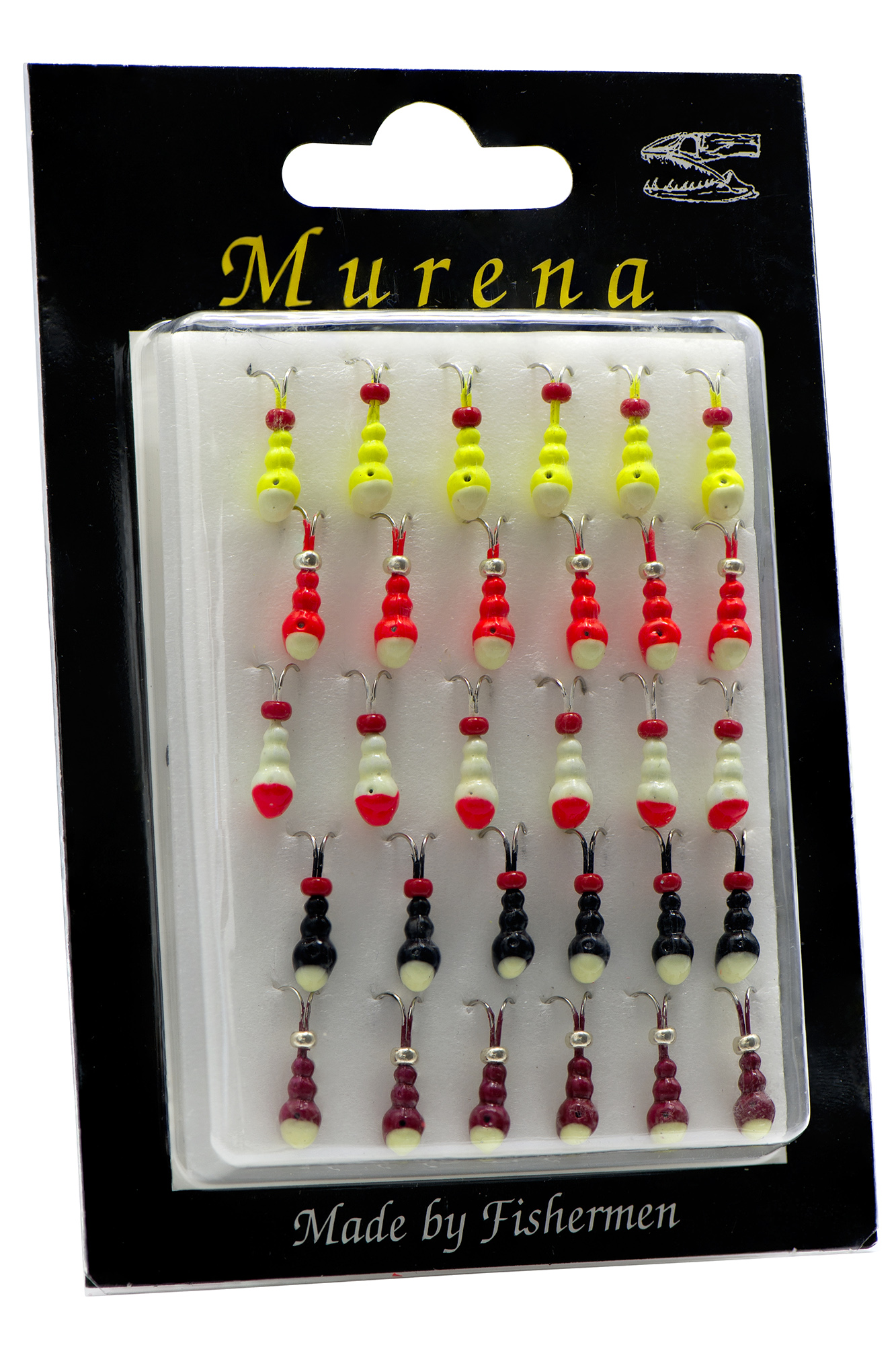 Мормышка  "КОЗА" Муравей окрашенный. 4 КРАШ. набор (уп.30)