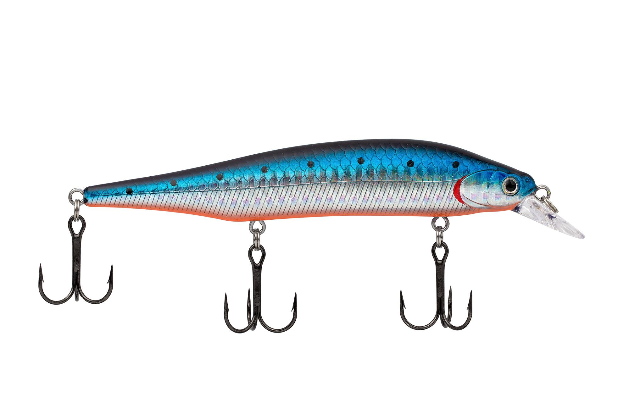 Воблер KYODA FALCON MINNOW-115SP,  длина 115 мм, вес 15.5 гр, цвет P695 заглубление 0 - 1.7м.