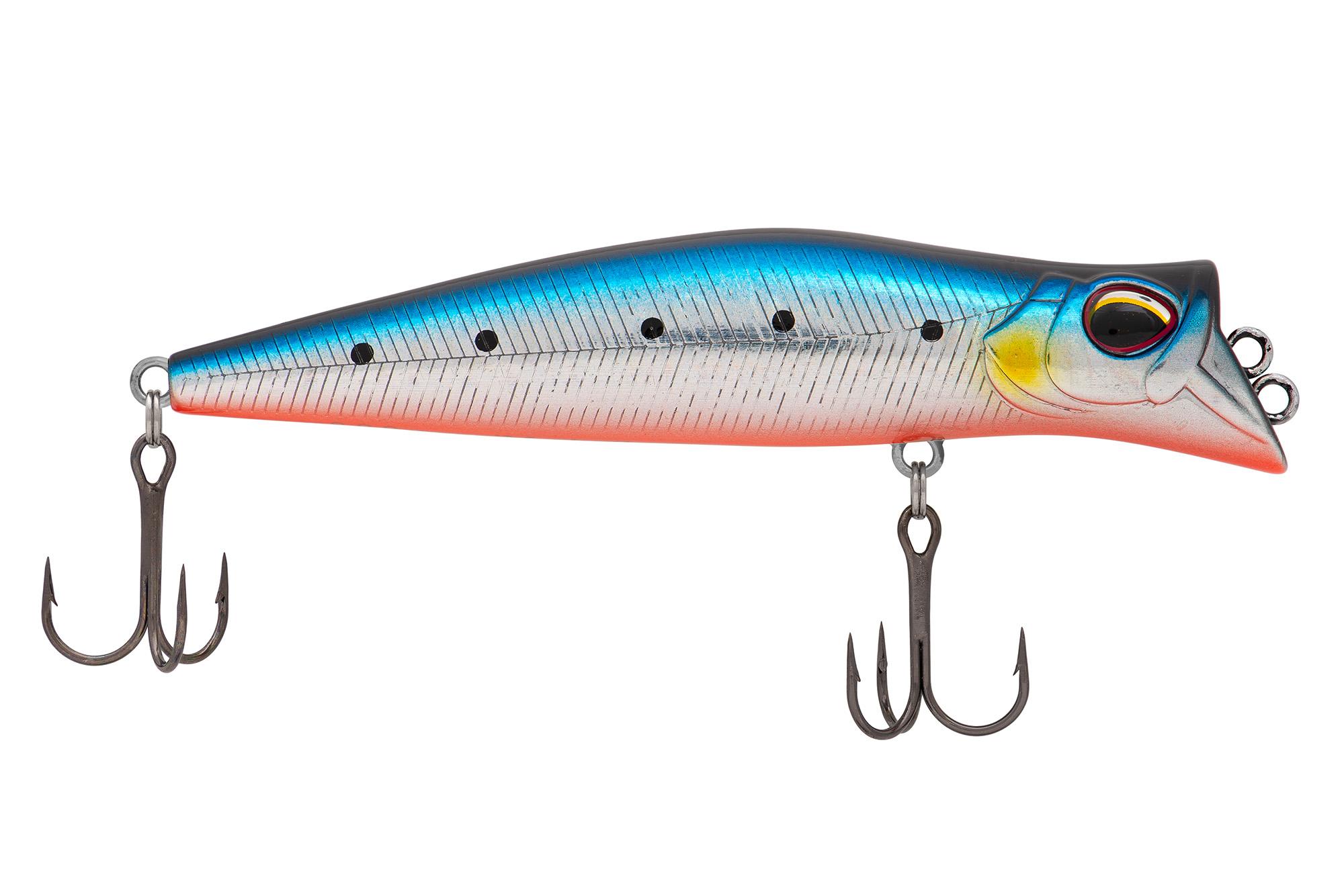 Воблер KYODA POCKY MINNOW-80F, длина 80 мм, вес 6,5 гр, цвет P1043 заглубление 0 - 0,2 м.