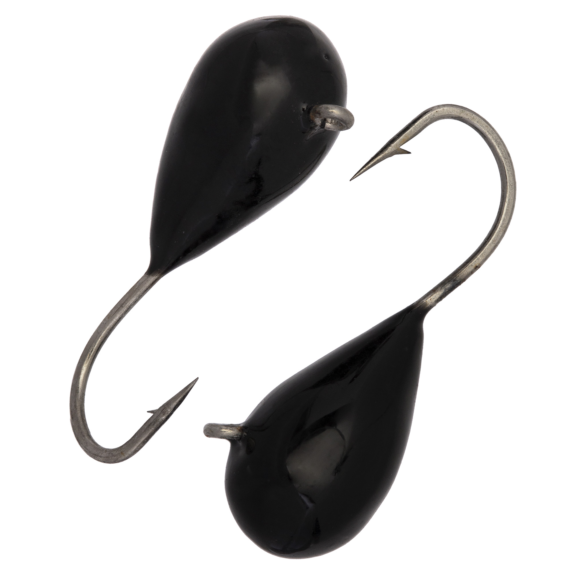 Капля с ушком d 5,5 мм, вес 2,5 гр, обмазка черная /10 шт/