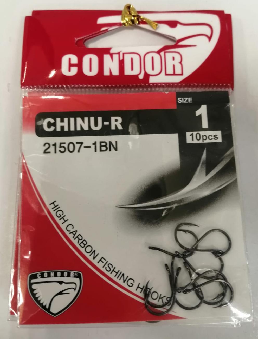 Крючок Condor Chinu-Ring №1 (рос.разм.) BN (50 шт./упак) Корея
