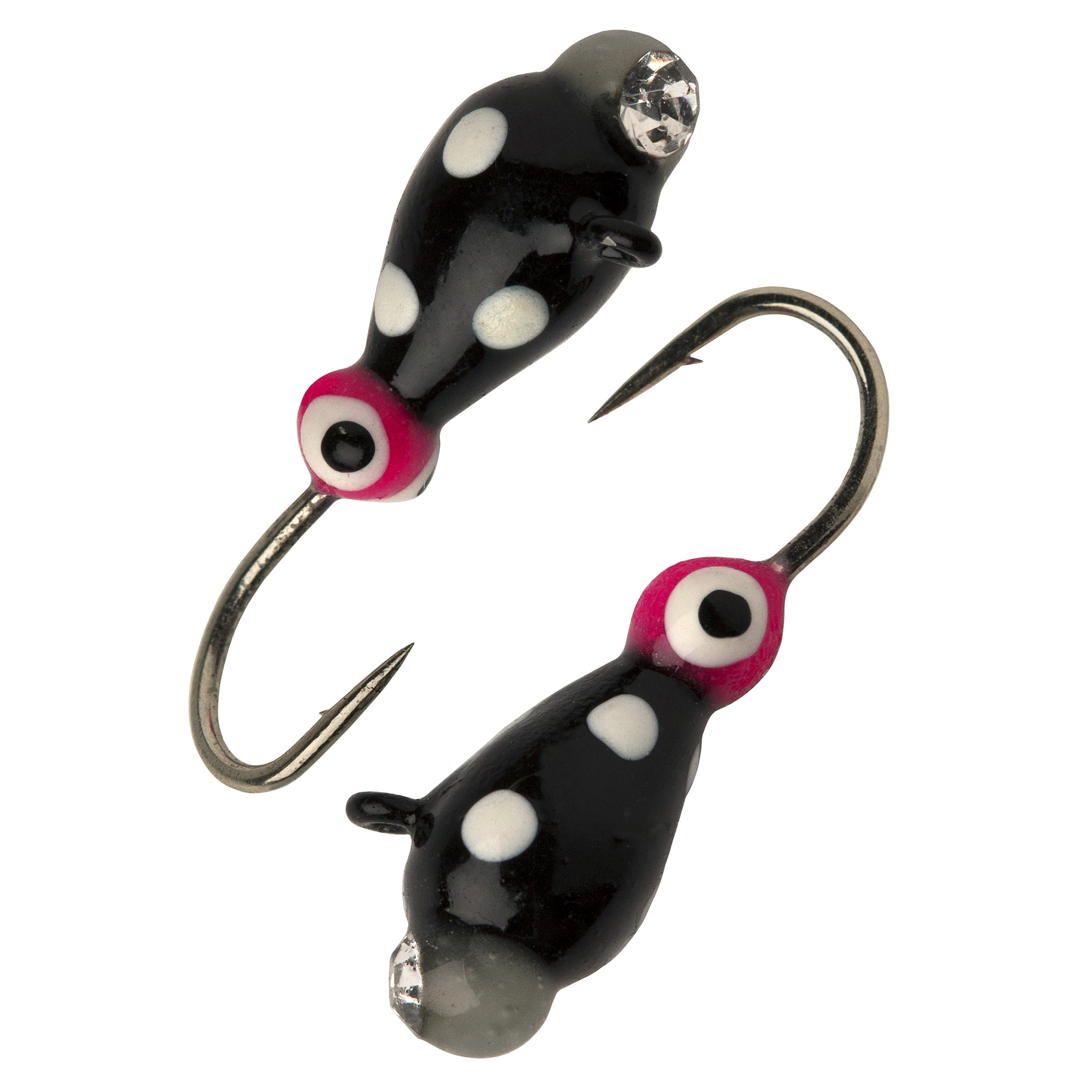 Капля с ушком d 5.0 мм, вес 1.8 гр, обмазка с камнем  жучок черная с точками  /10 шт/