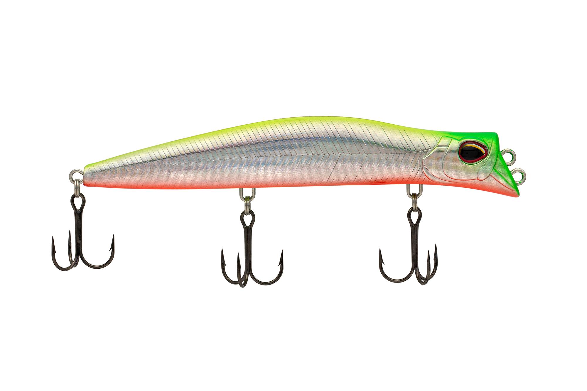 Воблер KYODA POCKY MINNOW-130F, длина 130 мм, вес 17,5  гр, цвет P1247 заглубление 0,1 - 0,2 м.