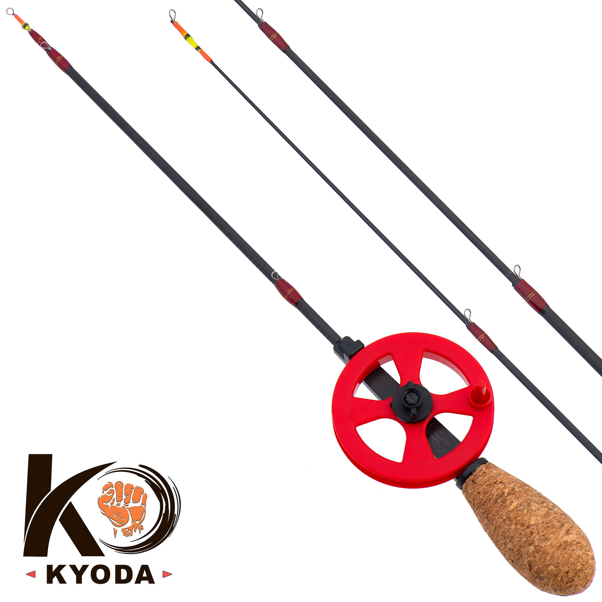 Удочка зимняя телескоп карбон, 3 колена, 55 см, кат.60см