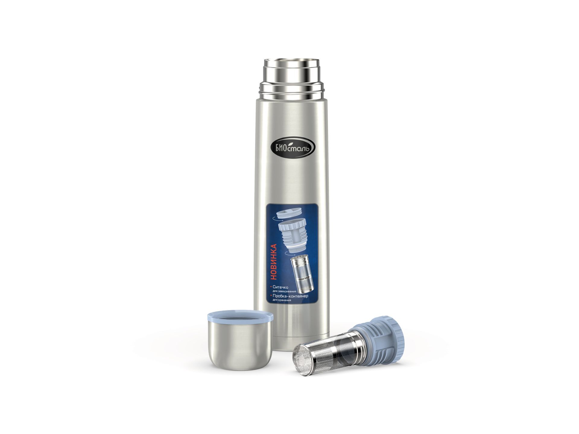 Термос у/г, NX-1000Z, пробка с ситечком, емкость 1 л Термос у/г, NX-1000Z, пробка с ситечком, емкость 1 л