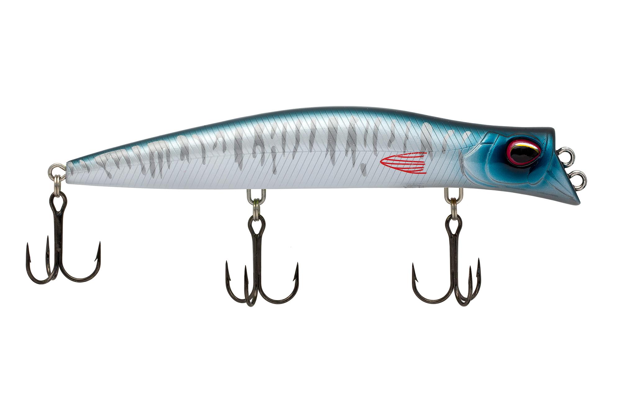 Воблер KYODA POCKY MINNOW-130F, длина 130 мм, вес 17,5  гр, цвет P1065 заглубление 0,1 - 0,2 м.