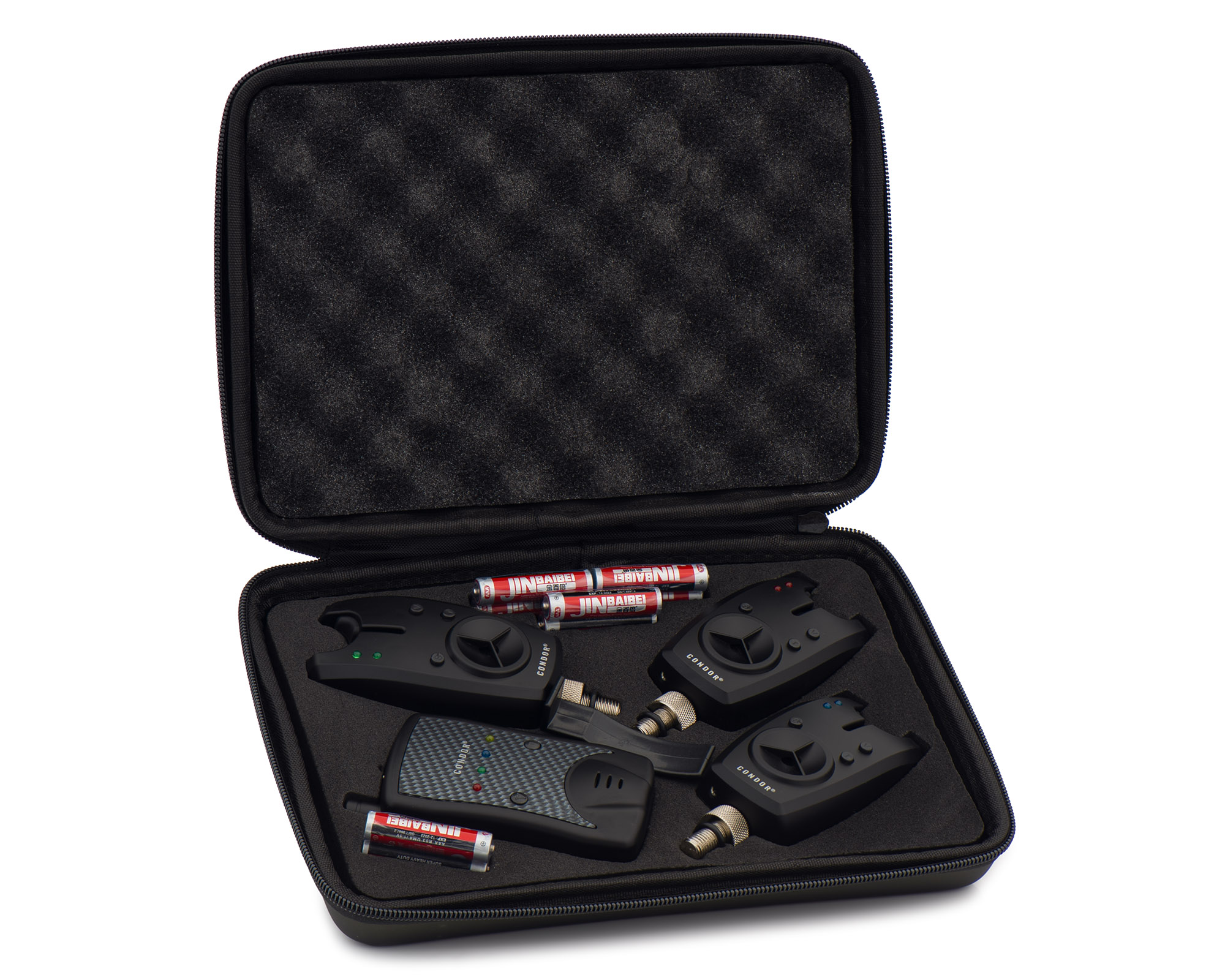 Комплект сигнализаторов поклёвки CONDOR (пейджер + 3 сигнализатора) YL-12-3 Комплект сигнализаторов поклёвки CONDOR (пейджер + 3 сигнализатора) YL-12-3