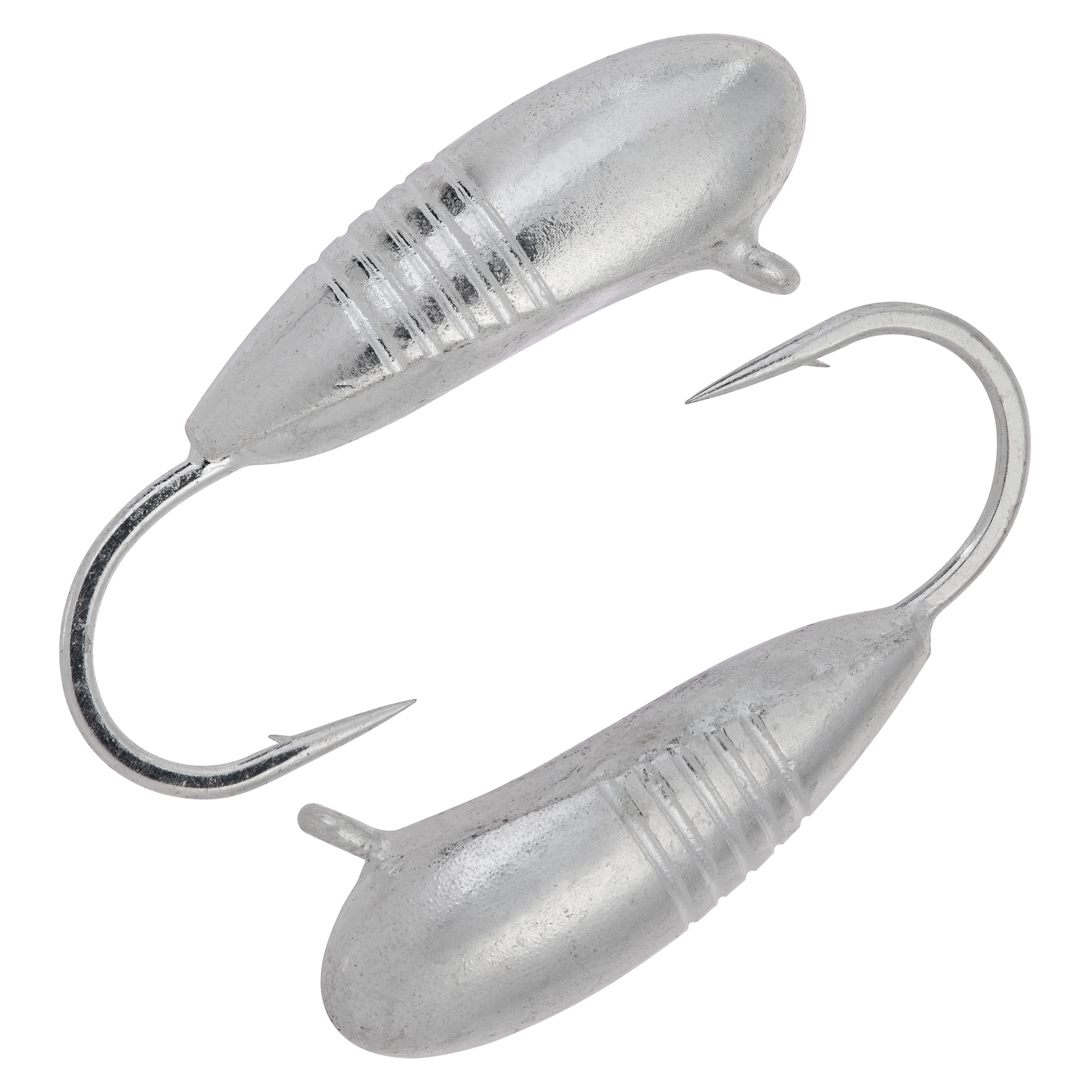 Овсинка с ушком и рисками d 3,0 мм, вес 0,5 гр, серебро /10 шт/